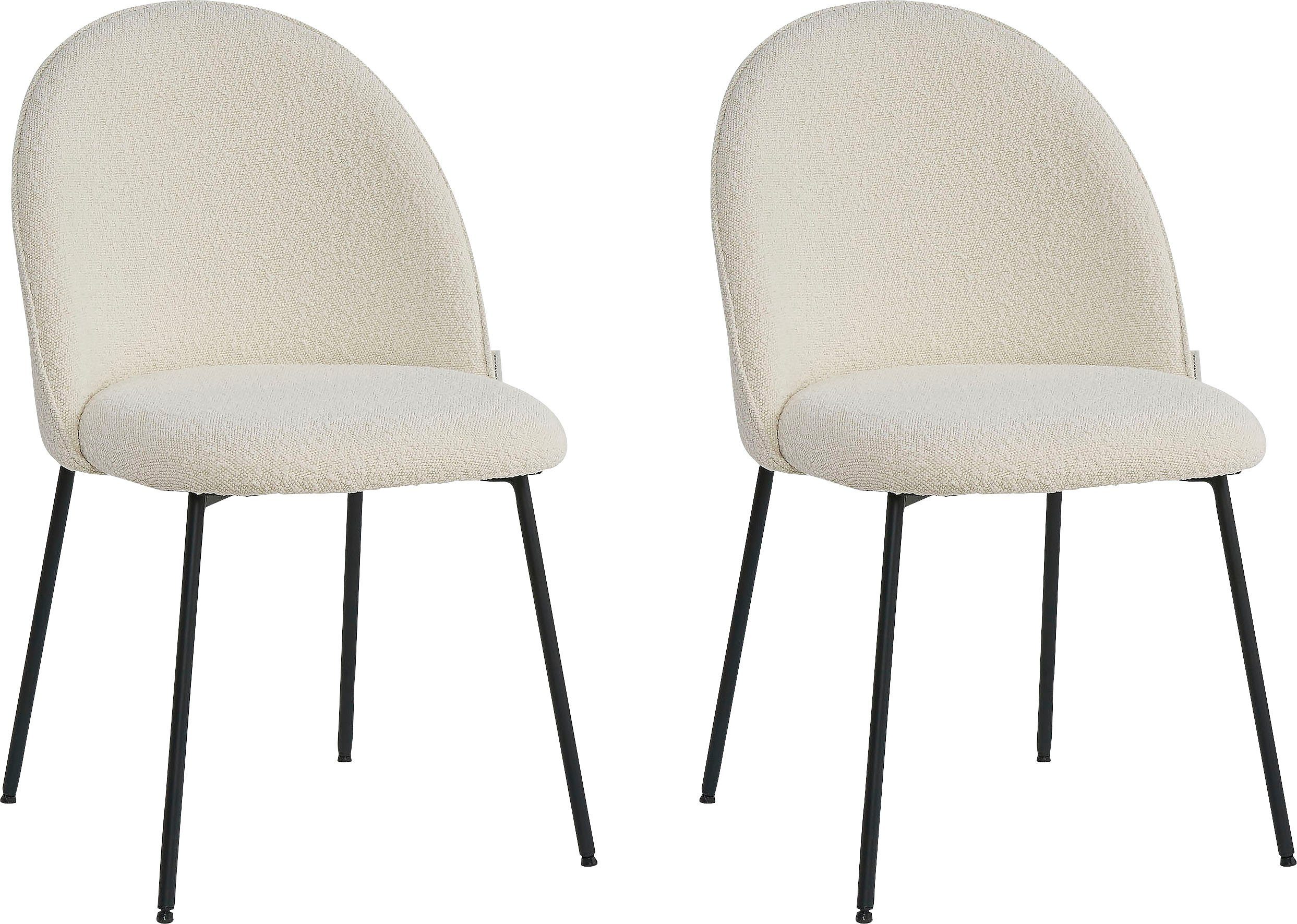 TOM TAILOR HOME Stoel met afgeronde rugleuning (set, 2 stuks)