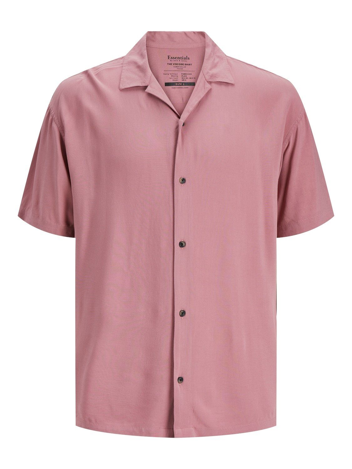Jack & Jones Overhemd met korte mouwen JJEJEFF SOLID RESORT SHIRT SS SN