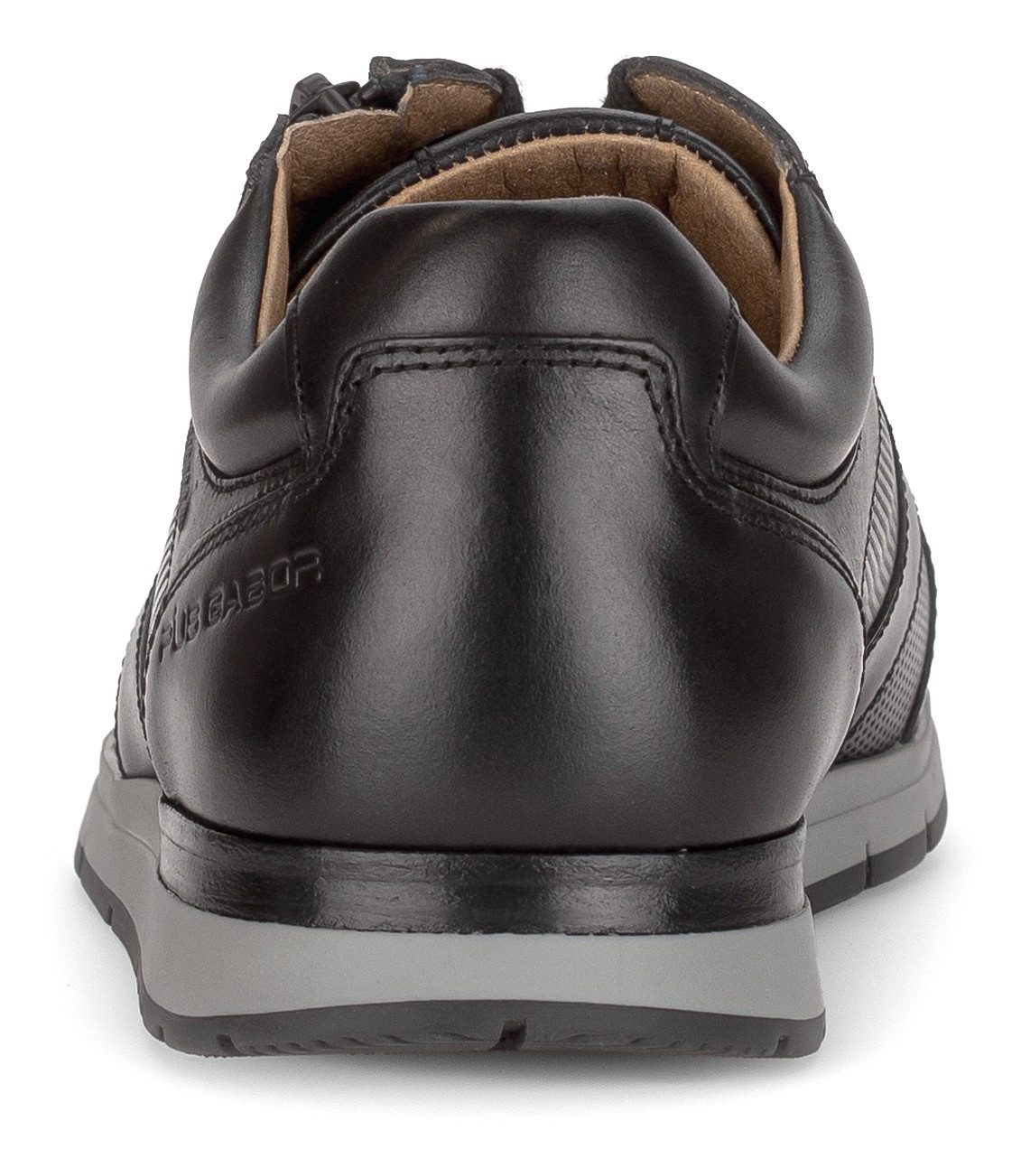 Pius Gabor Sneakers , vrijetijdsschoen, veterschoen, lage schoen met logoprent, breedte g (=breed)