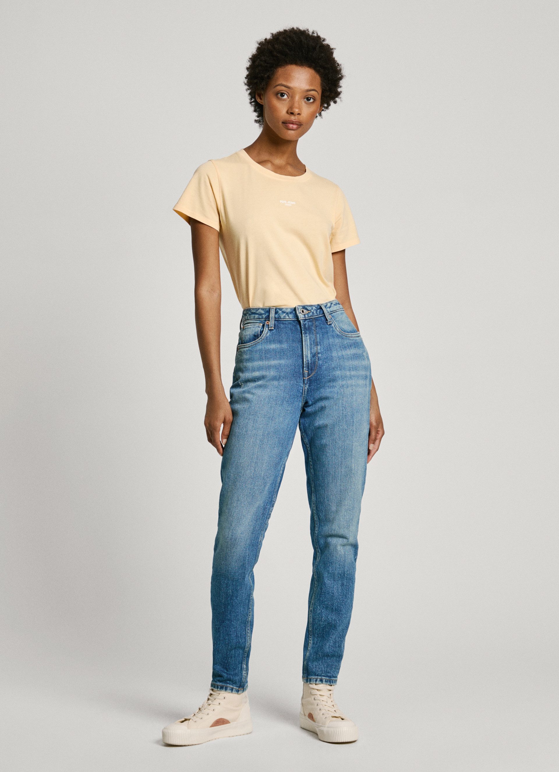 Pepe Jeans High-waist jeans TAPERED JEANS HW