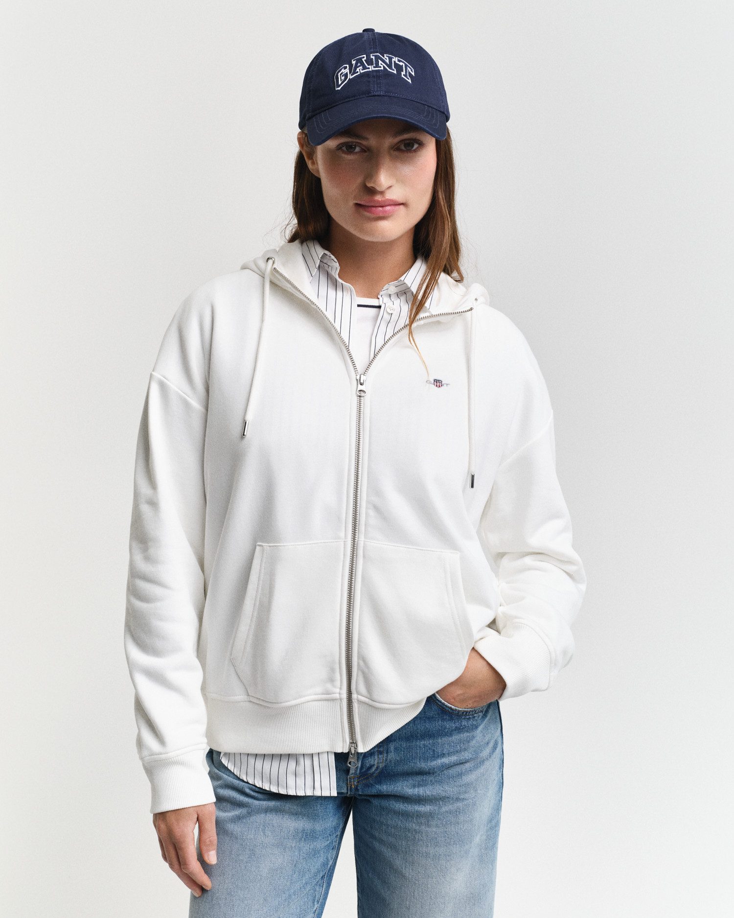 Gant Capuchonsweatvest SHIELD ZIP HOODIE