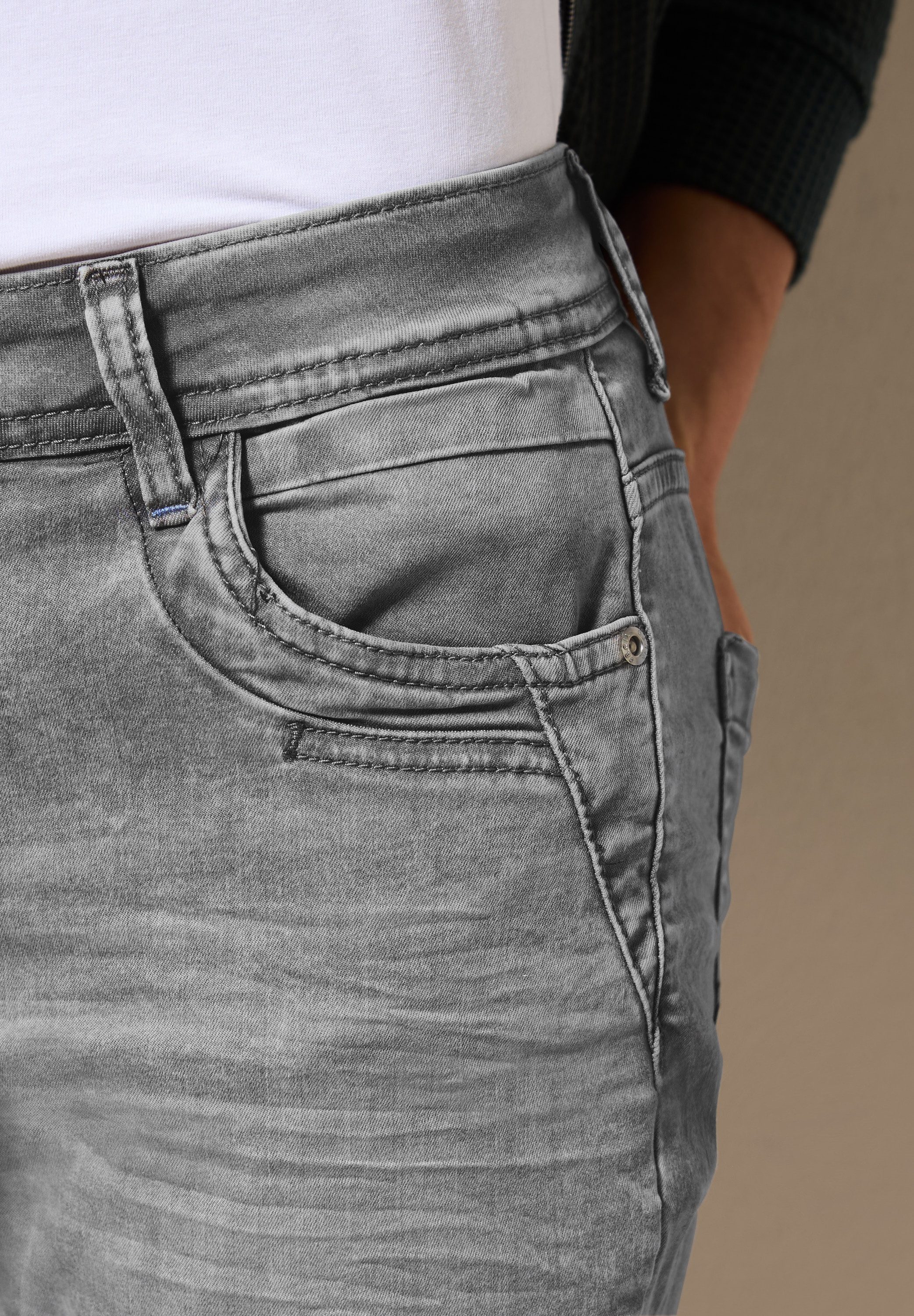 Cecil 5-pocket jeans Stijl Scarlett Mid waist met smal been