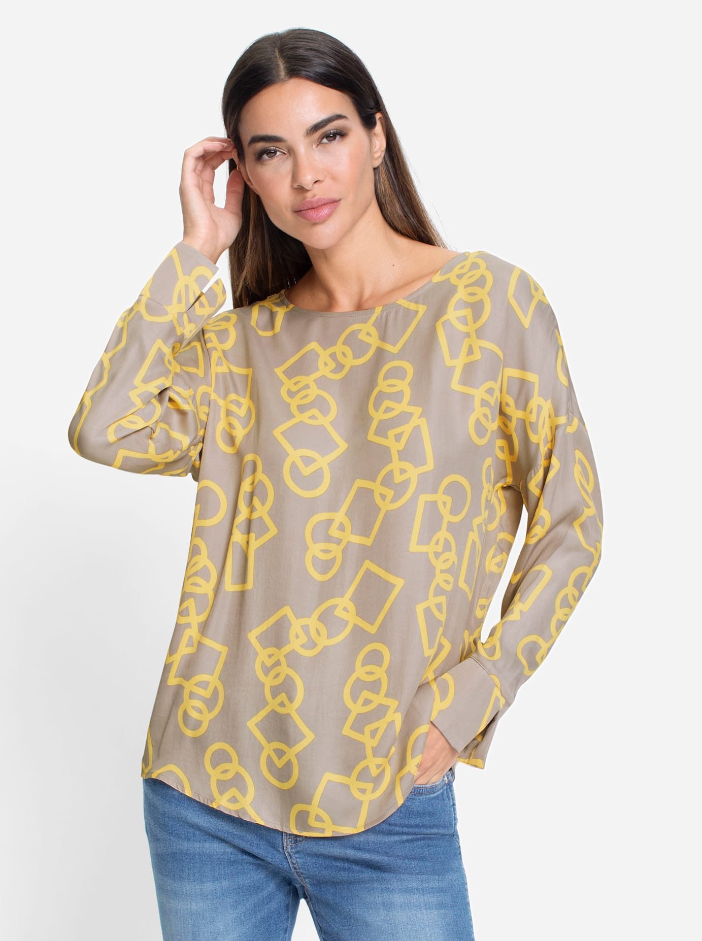 heine Gedessineerde blouse