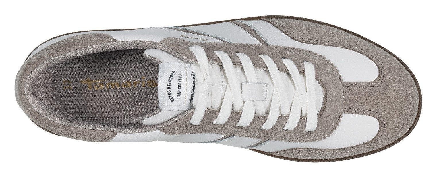 Tamaris Plateausneakers , vrijetijdsschoen, halfschoen, veterschoen met gepolsterde schacht