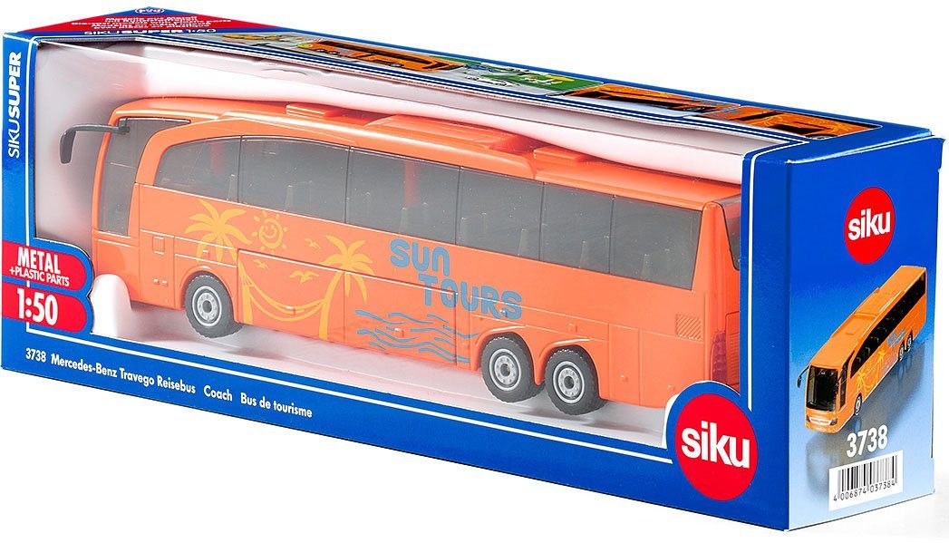 Siku Speelgoed-bus SIKU Super, Mercedes Benz Travego touringcar (3738)