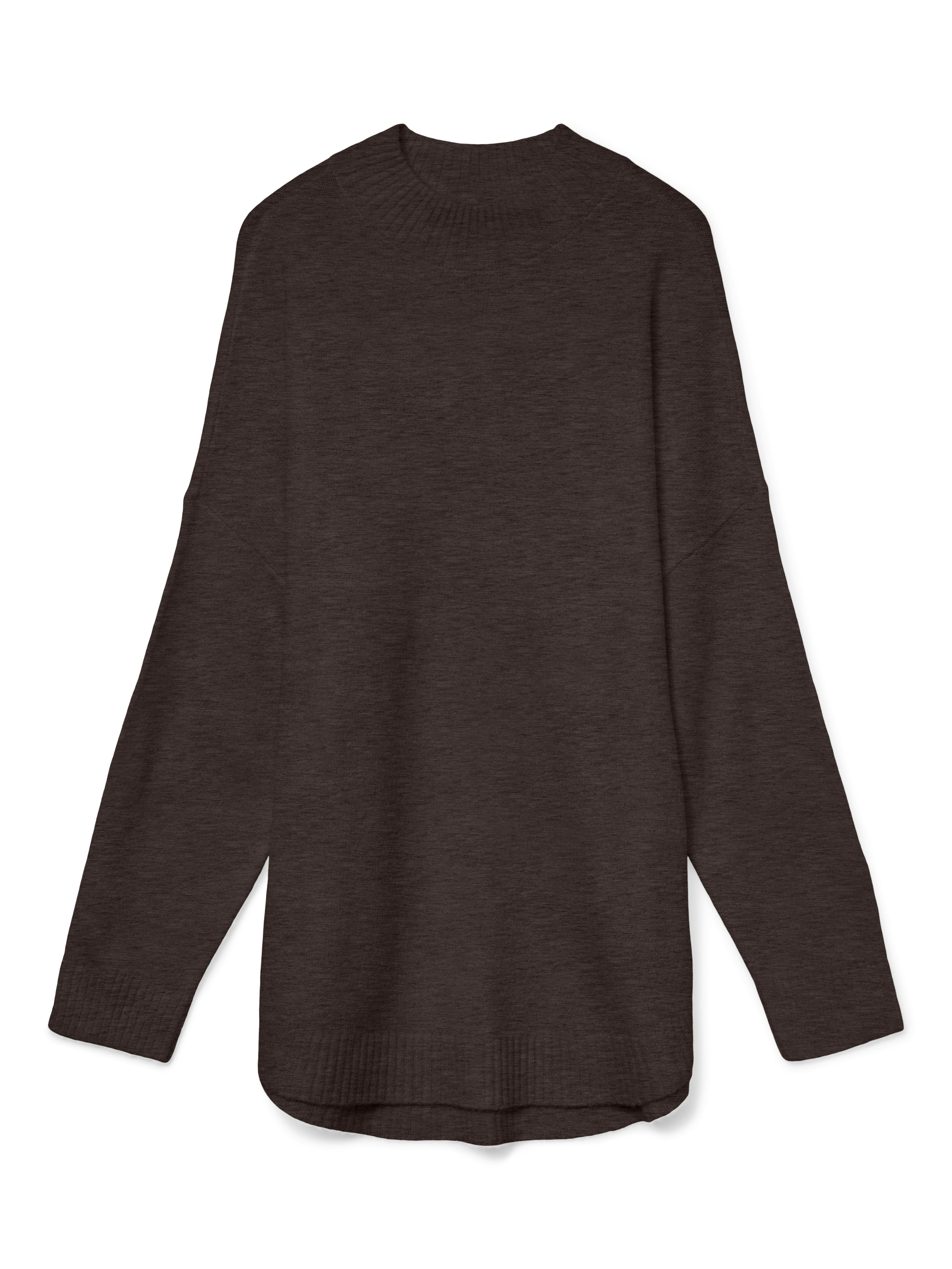 Vero Moda Gebreide trui VMPLAZA LS HIGHNECK LONG PULLOVER GA BOO