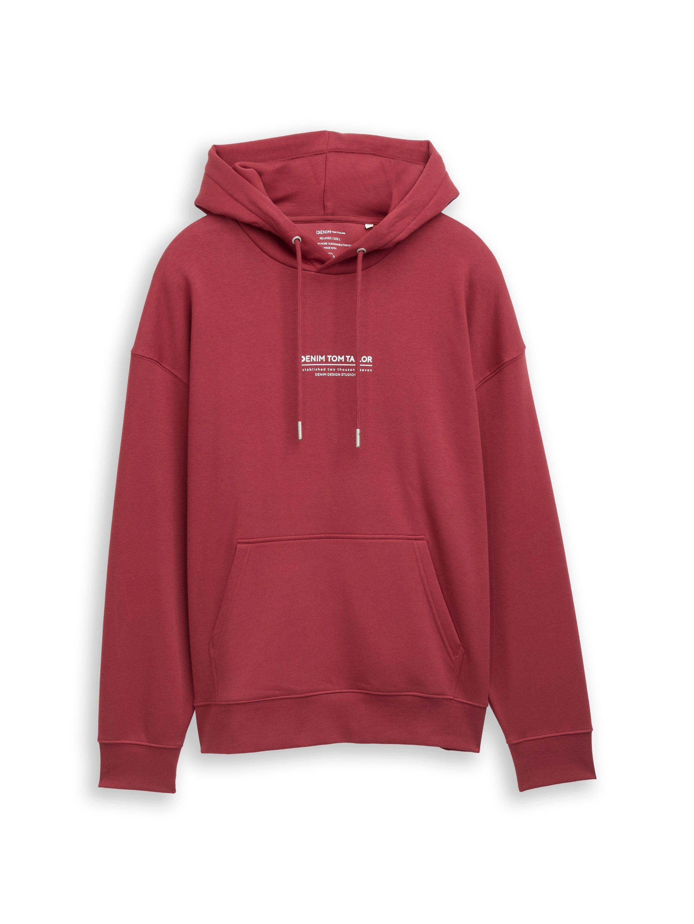 Tom Tailor Denim Hoodie met logoprint