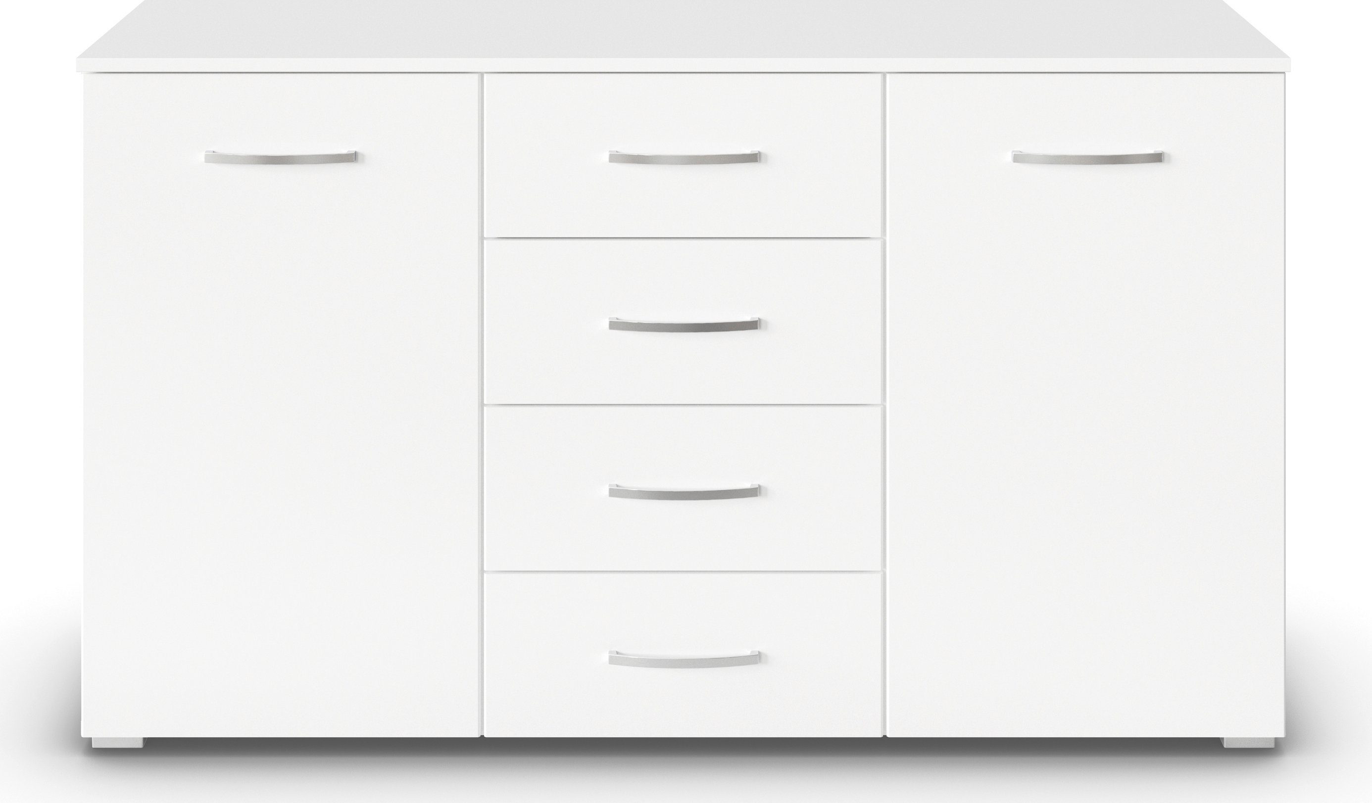 rauch Kast met laden en deuren Pure by Aditio in minimalistisch ontwerp, 4 lades met softclose-functie