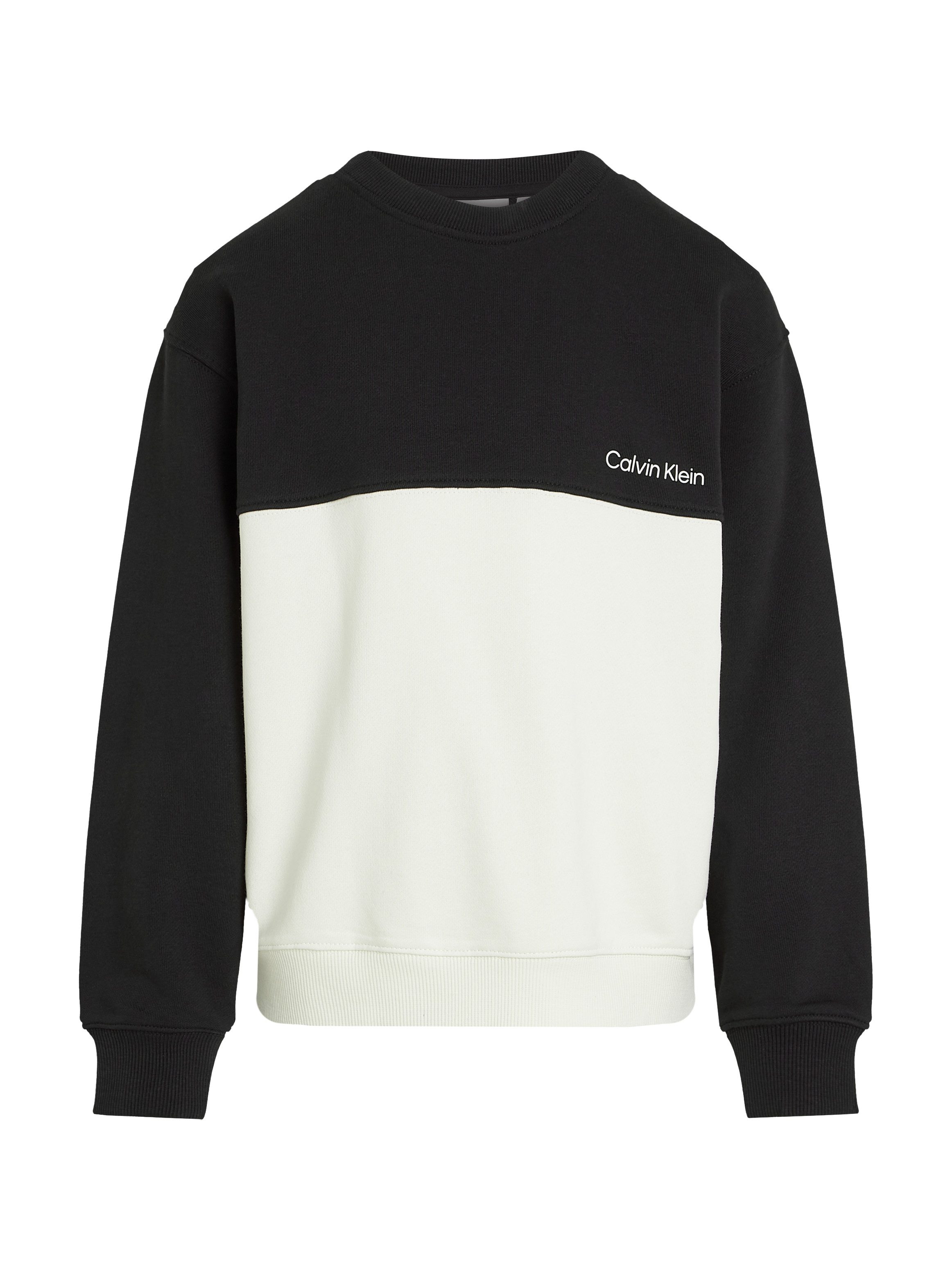 Calvin Klein Sweatshirt COLOR BLOCK TERRY CN in colourblocking-stijl