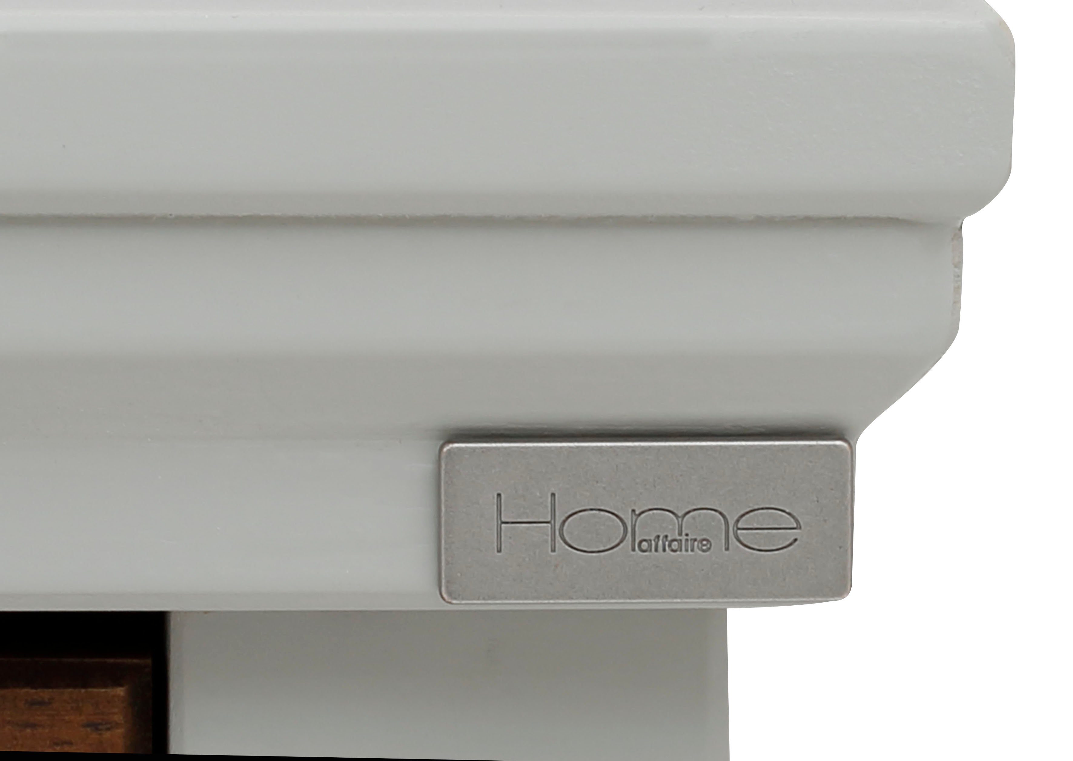 Home affaire Hoge kast Borey met 1 deur en 3 laden van massief hout, hoogte 125 cm, breedte 100 cm