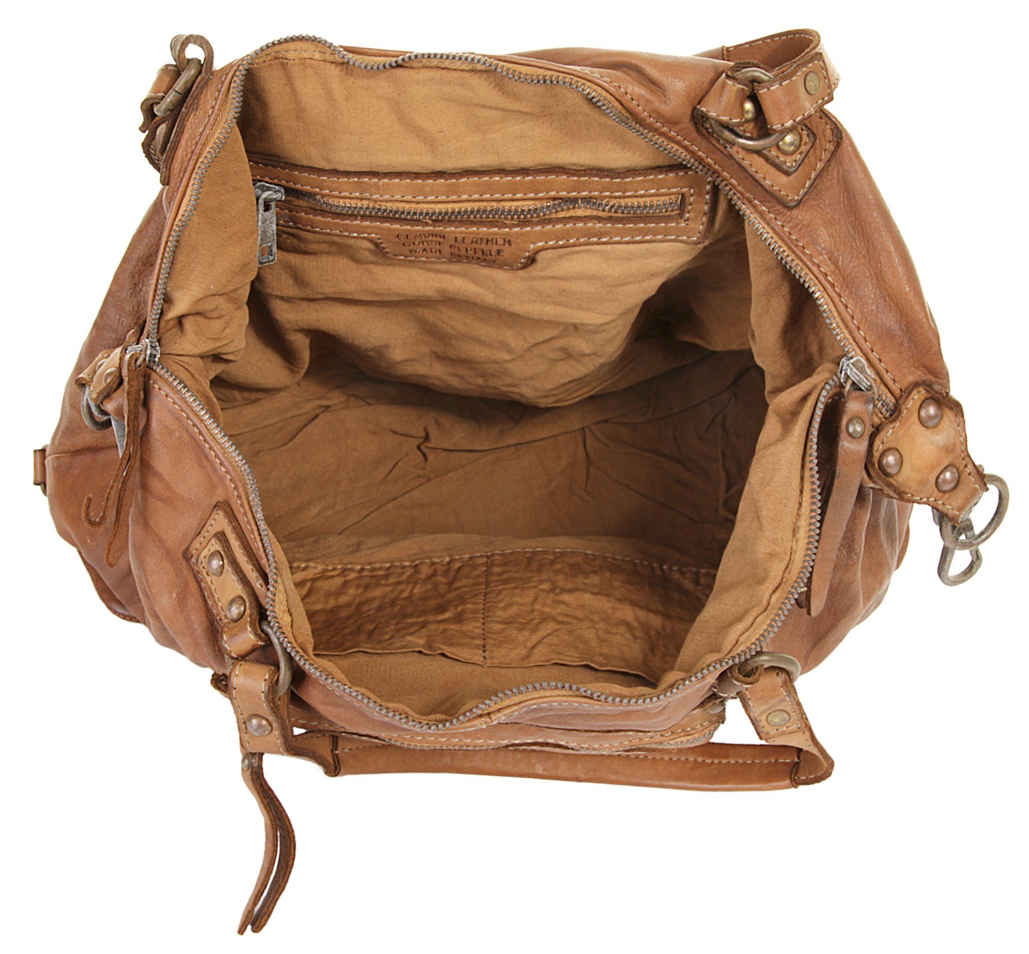 X-Zone Shopper echt leer, made in italy