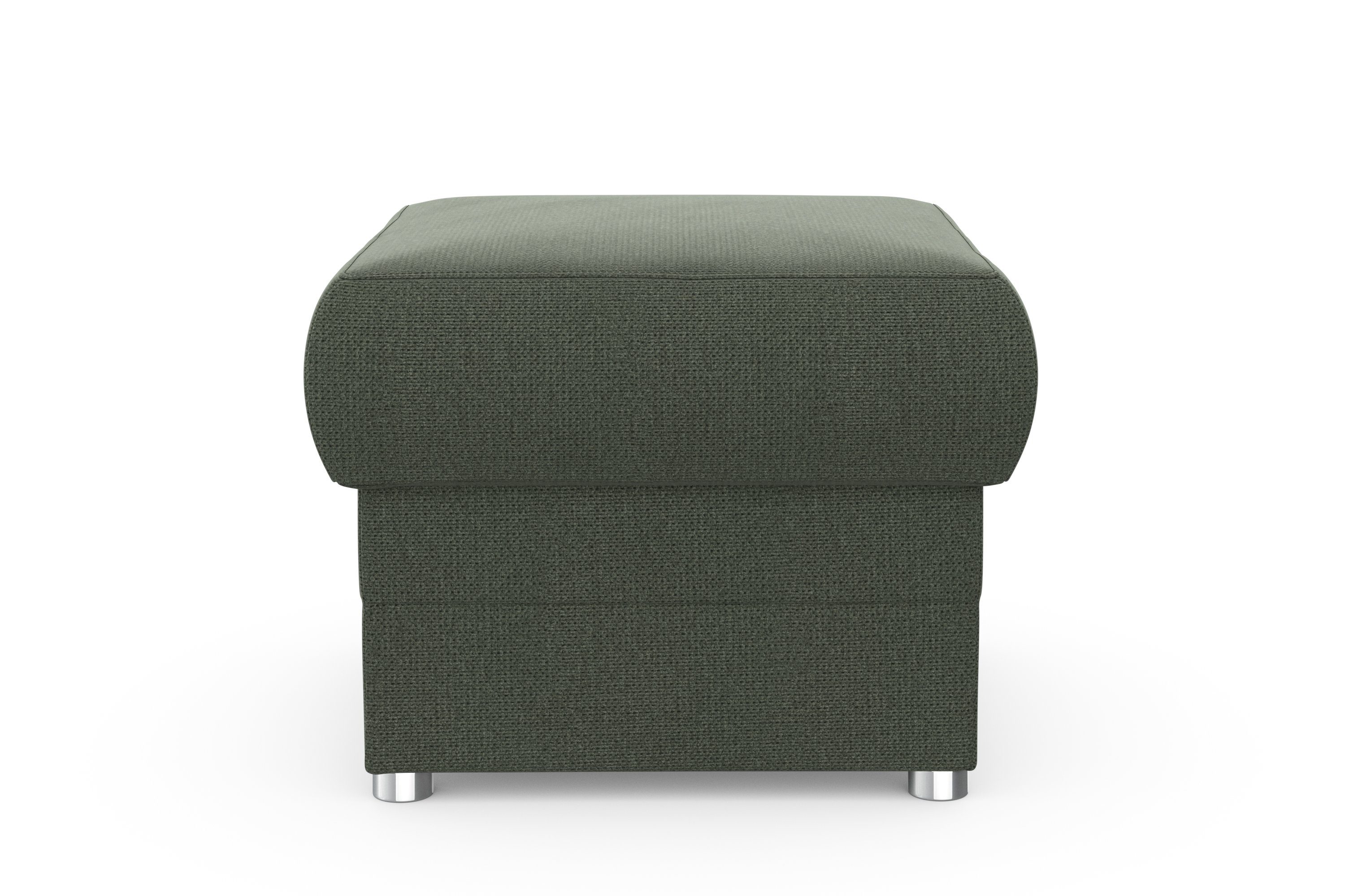 DOMO collection Hocker Pina, compact en comfortabel Bijpassende voetenbank/poef bij de serie