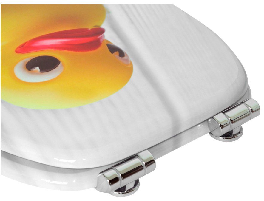 Sanilo Toiletzitting Piepeend met soft-closemechanisme