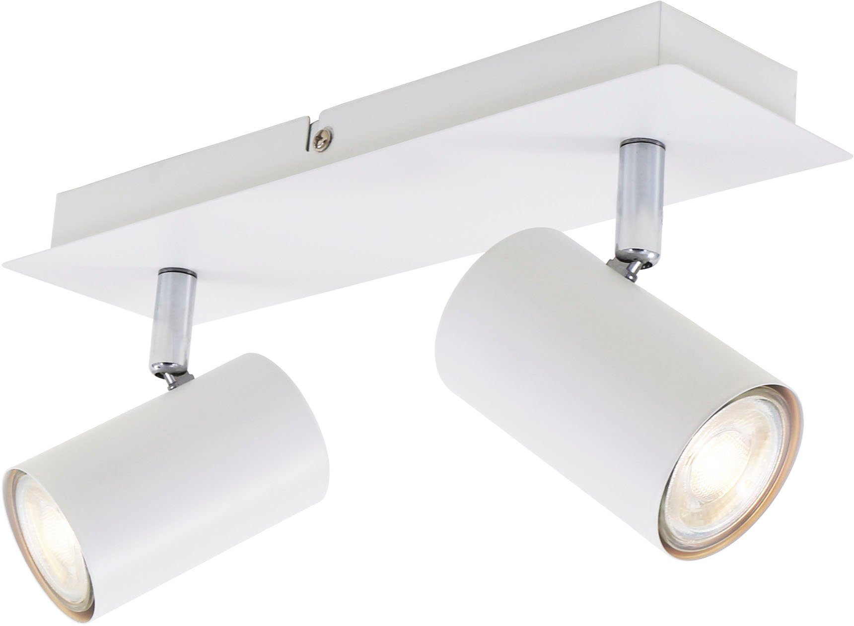 Briloner Leuchten Ledplafondspots 2857026 Run Plafondlamp, 29x8x12,3, wit, max.40W, GU10, woonkamer, slaapkamer