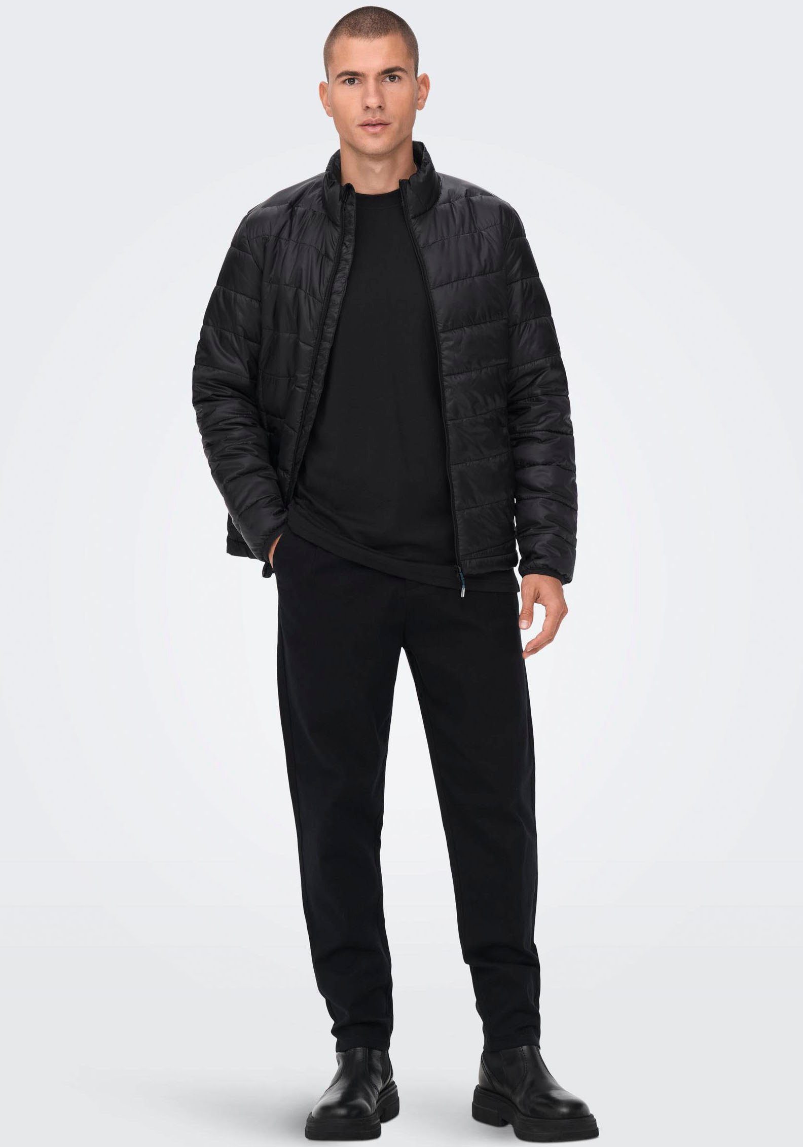 ONLY & SONS Gewatteerde jas ONSCARVEN QUILTED PUFFER OTW NOOS