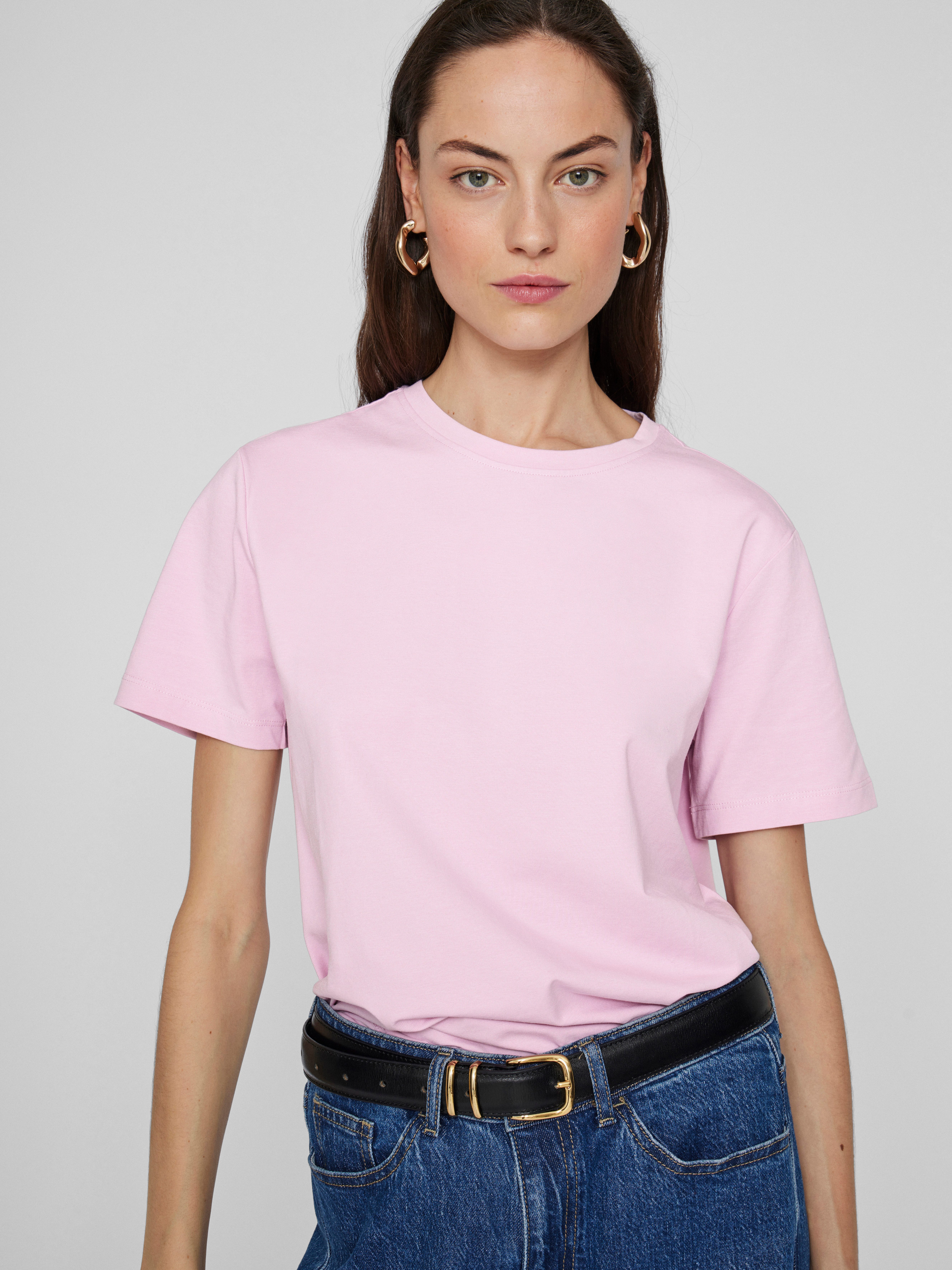 Vila Shirt met korte mouwen VINORA S S T-SHIRT NOOS