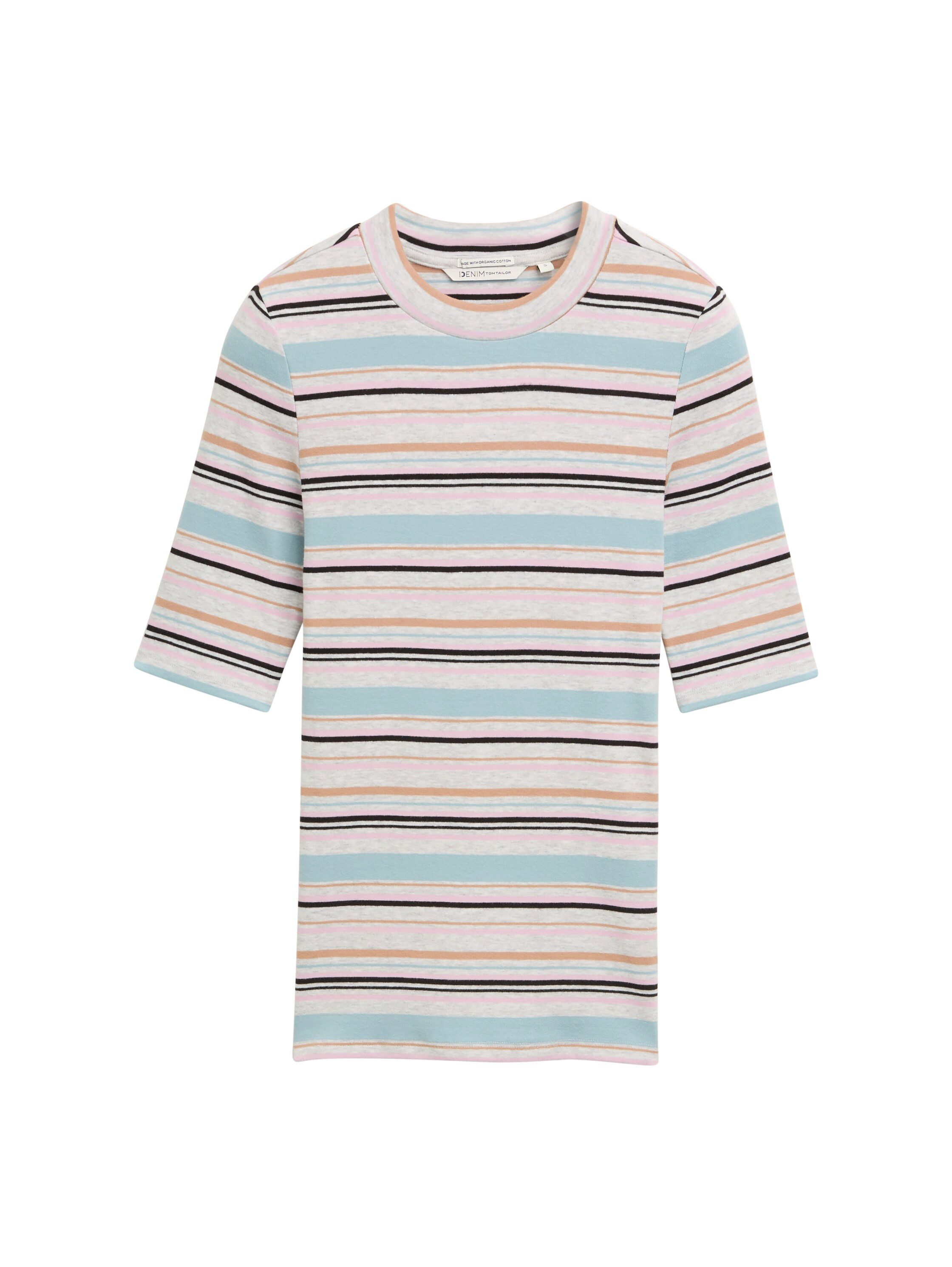 Tom Tailor Denim T-shirt met streepmotief
