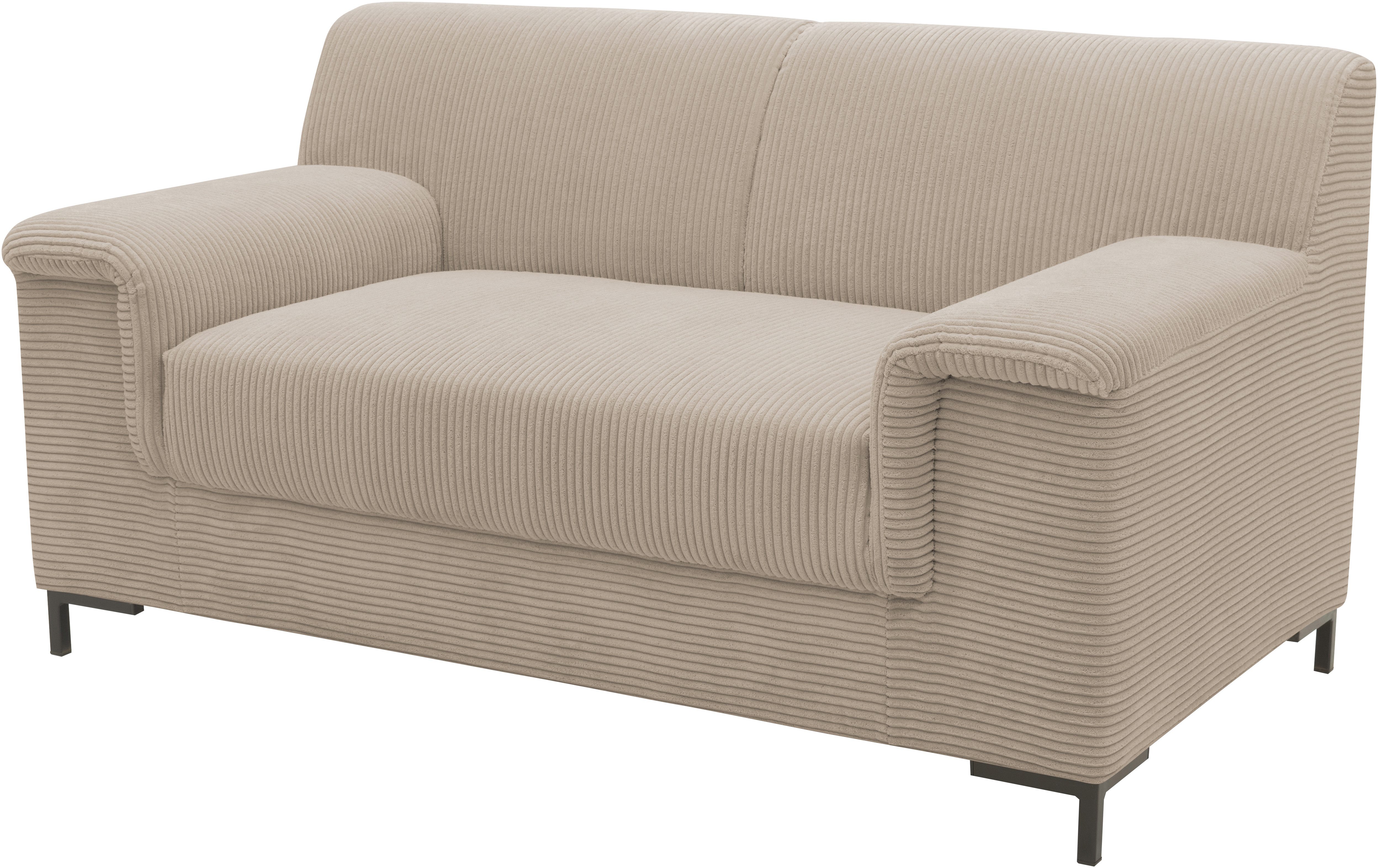 INOSIGN 1,5-zits Jamie 2 BxDxH: 144x81x76 cm, ook in Cord tijdloos, modern, met comfortabel verend systeem