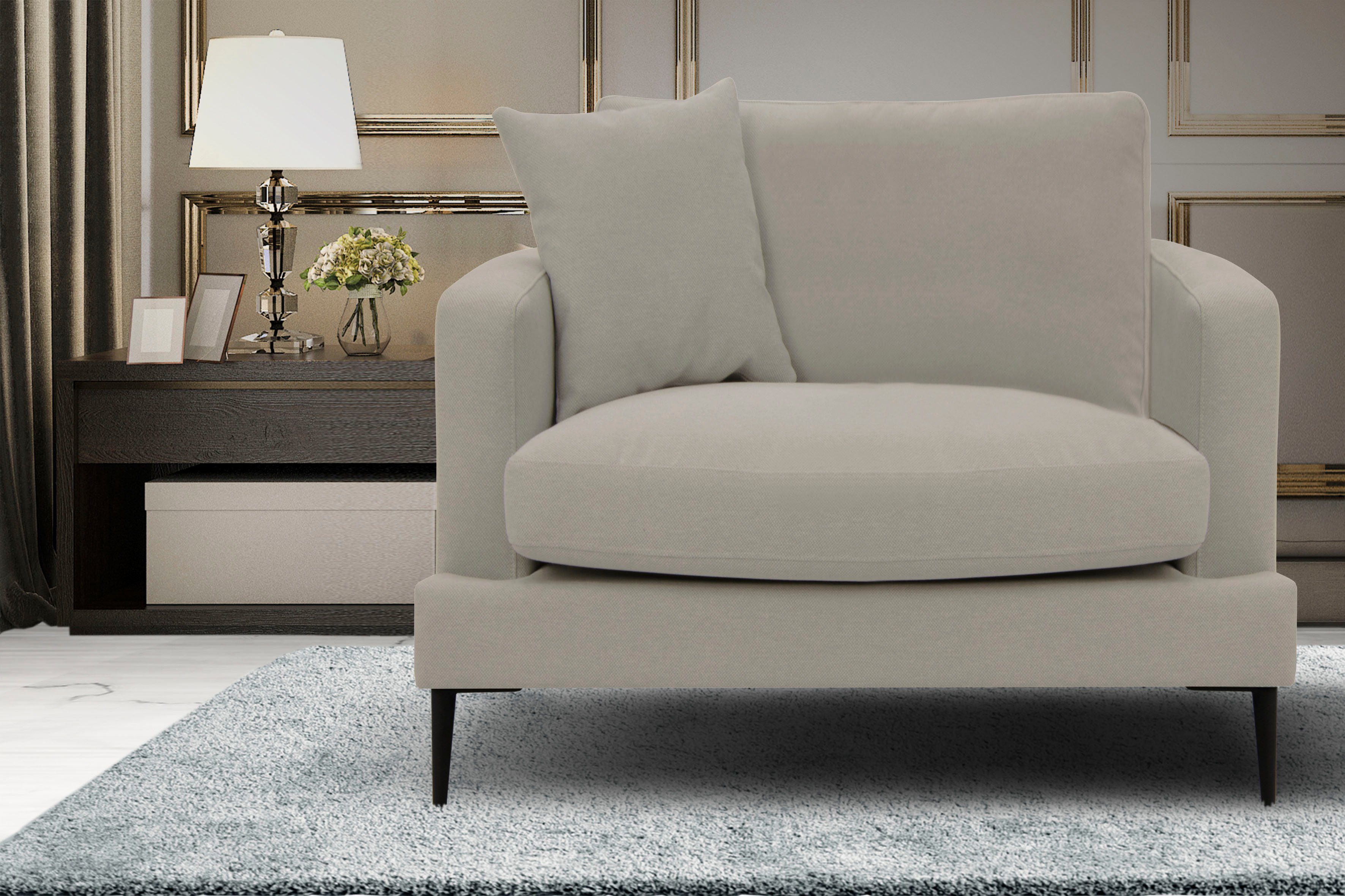 Leonique Fauteuil Cozy loungesstoel, designstoel, afmetingen B/D/H: 91/97/80 cm