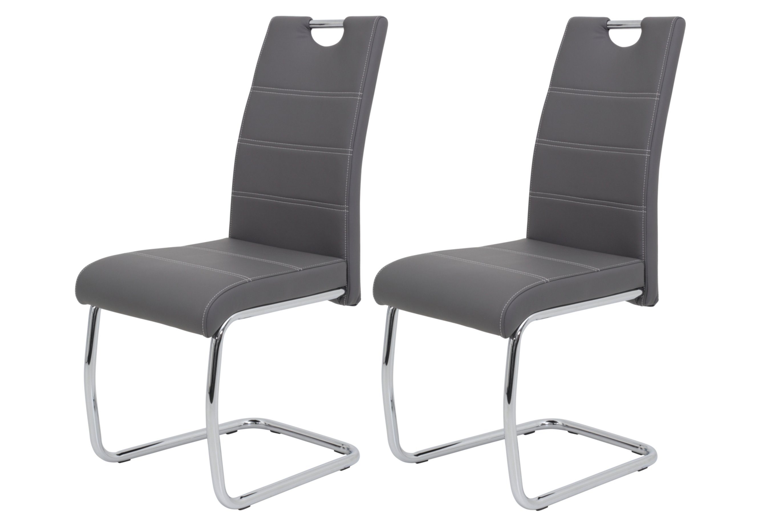 HELA Vrijdragende stoel Flora, eetkamerstoelen 1, 2 of 4 stuks, vrijdragende stoel