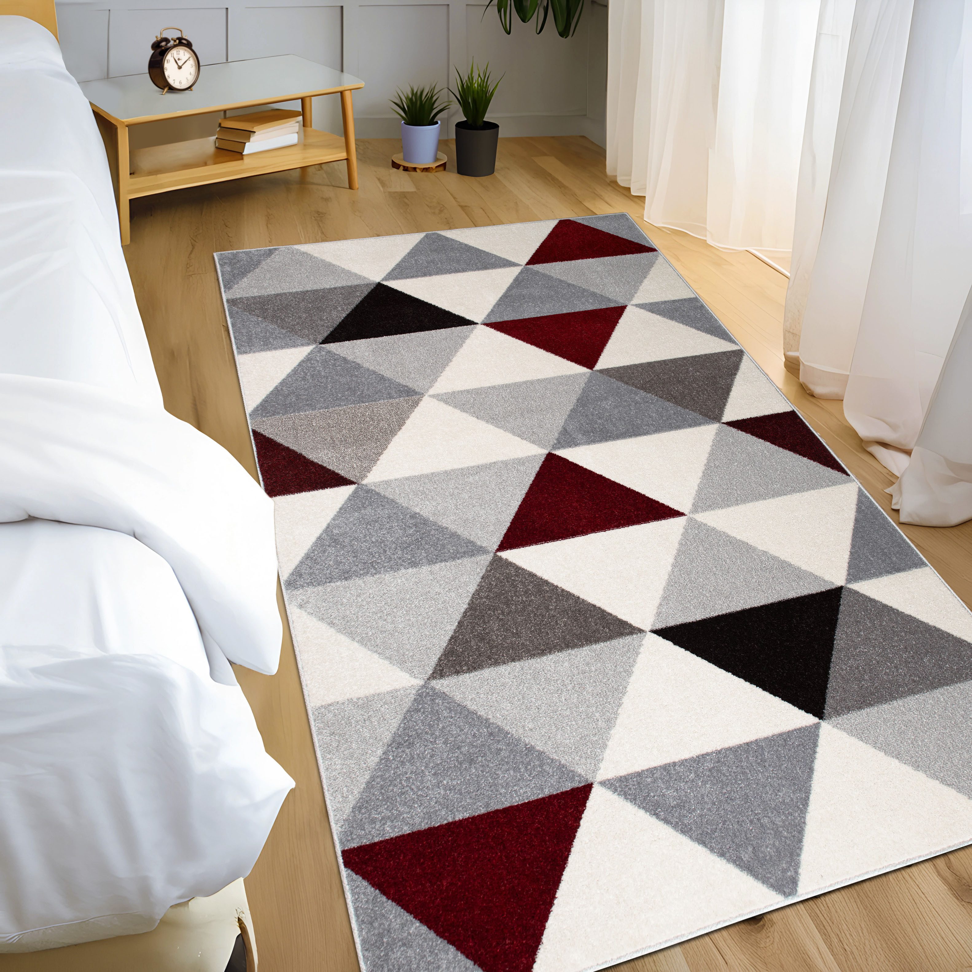 my home Vloerkleed Berlad Geo met bijzonder zachte pool, kortpolig, modern geometrisch ontwerp