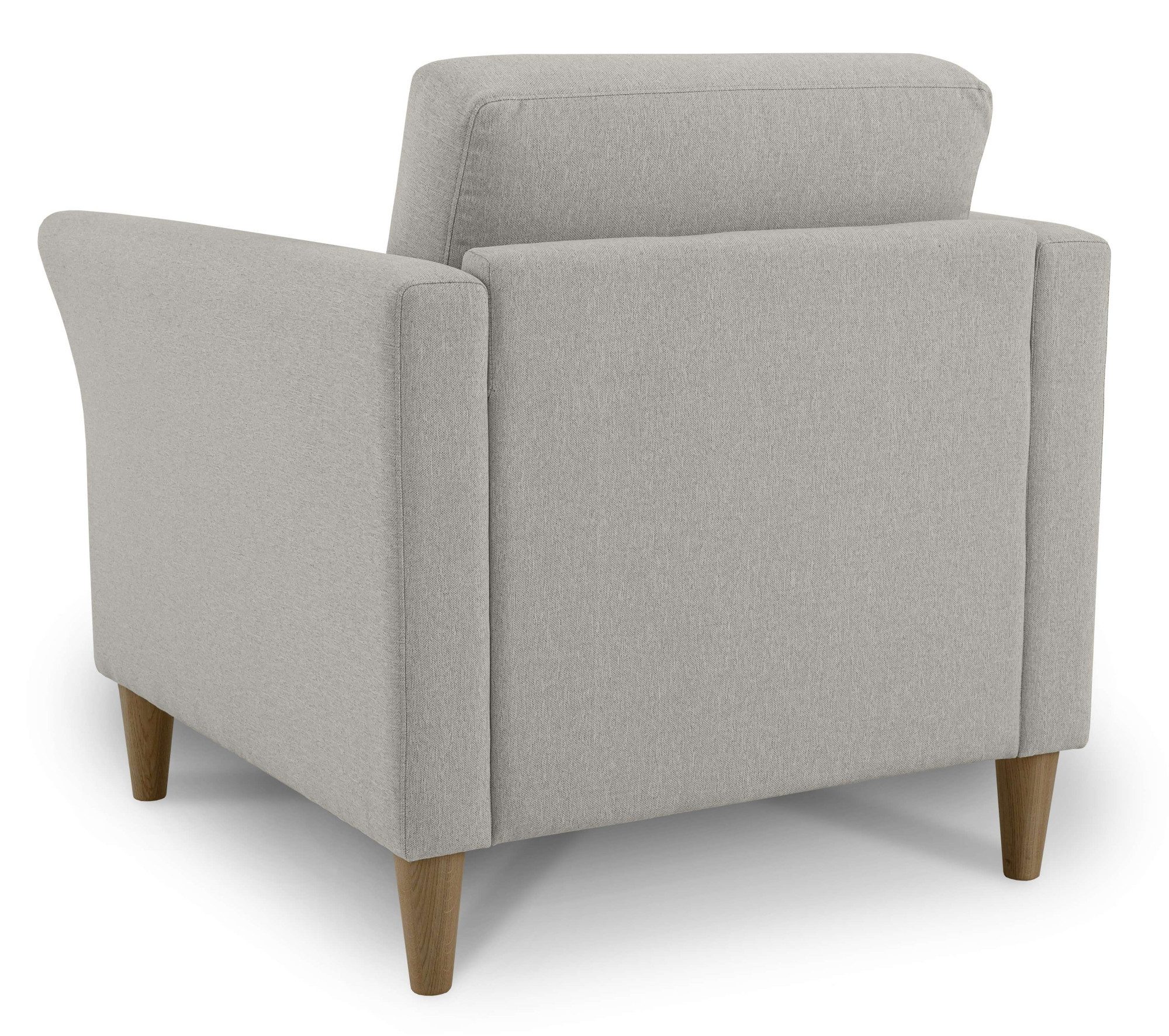 Home affaire Fauteuil Arellano, breedte 93 cm klassiek ontwerp, met massief houten voeten, fijn geweven stof