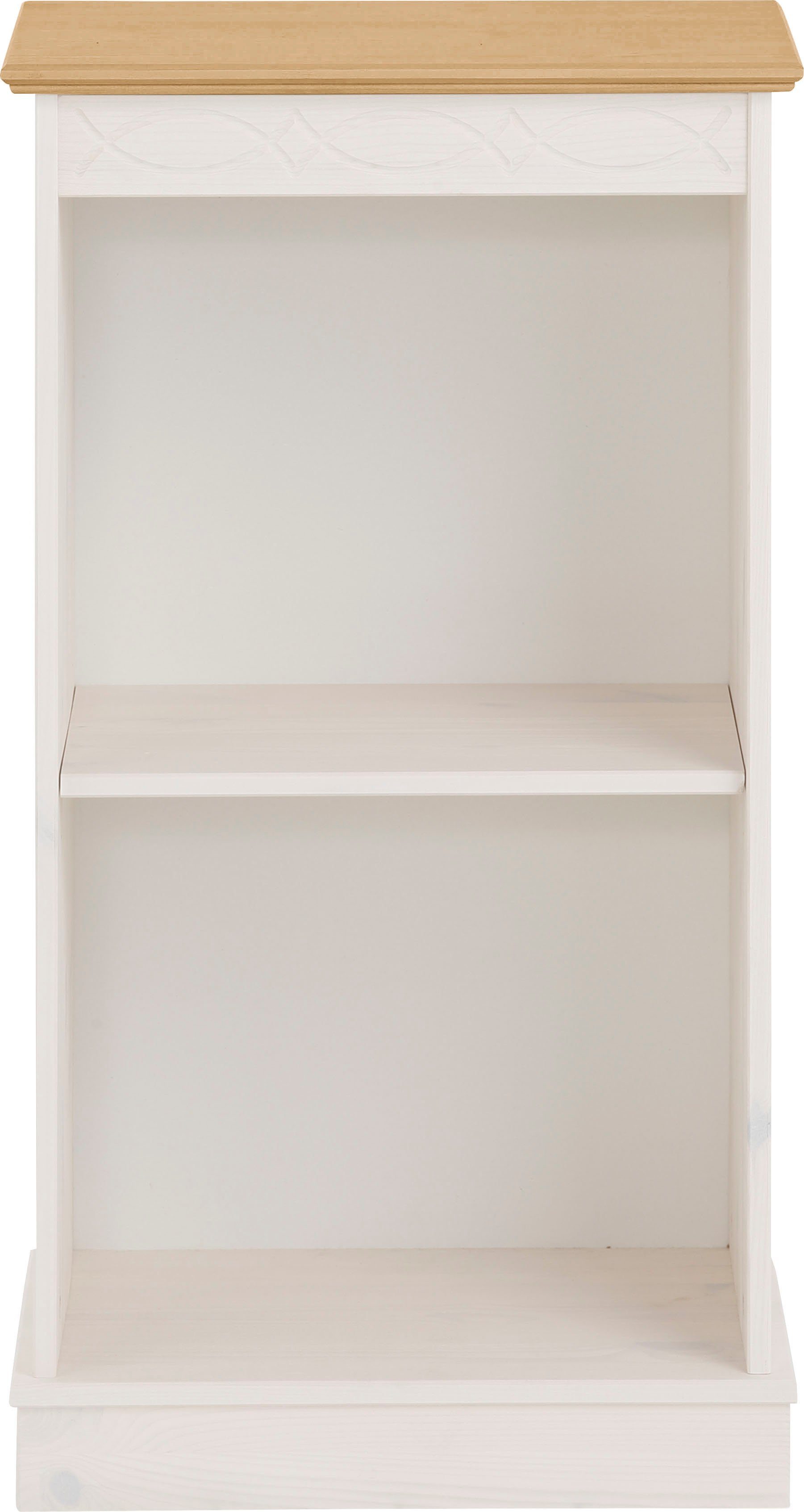 Home affaire Boekenkast Indra van massief dennenhout, in verschillende hoogtes, met fsc®