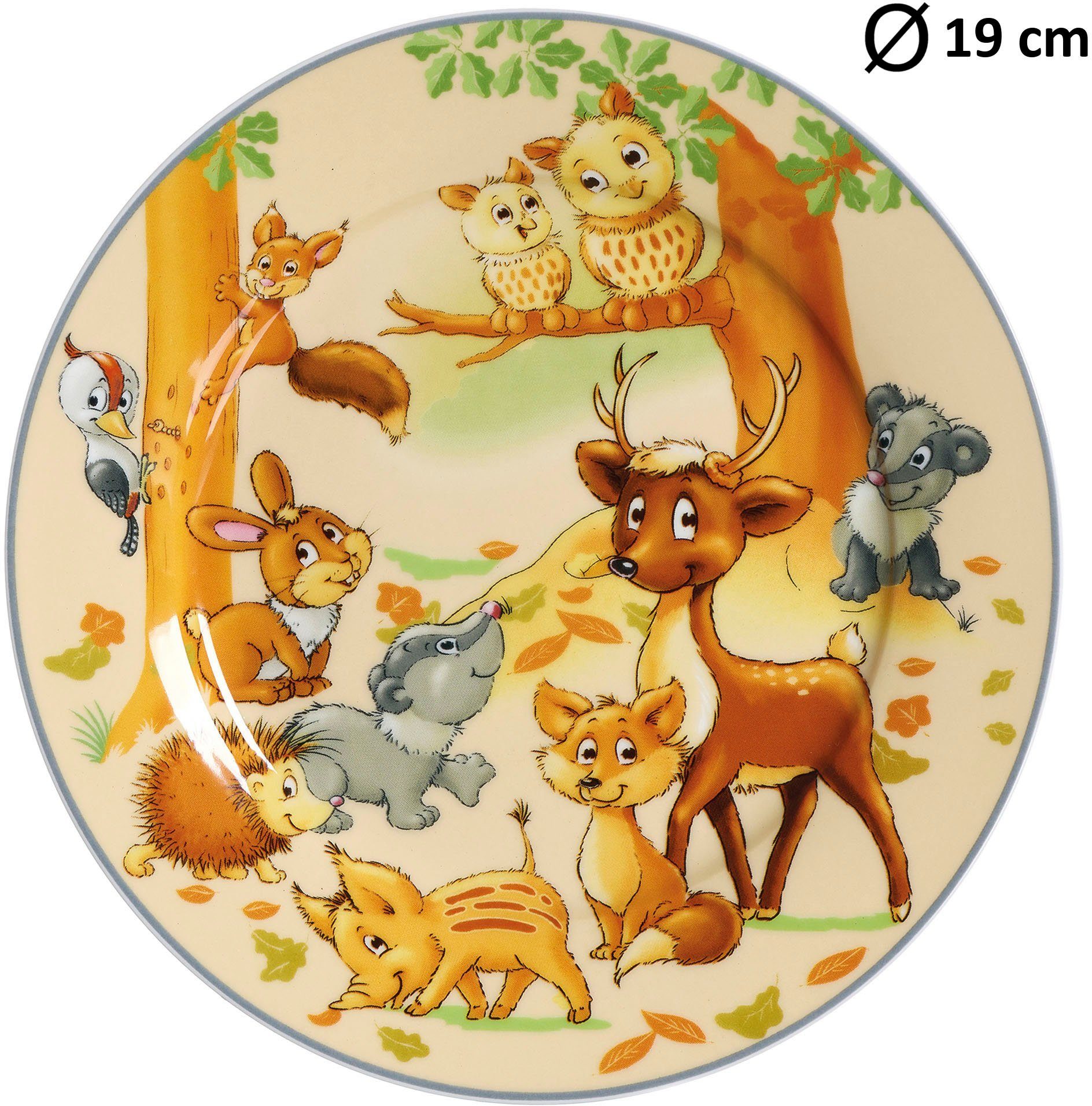 Ritzenhoff & Breker Kinderservies-set Bosdieren in decoratieve cadeauverpakking (set, 3-delig)