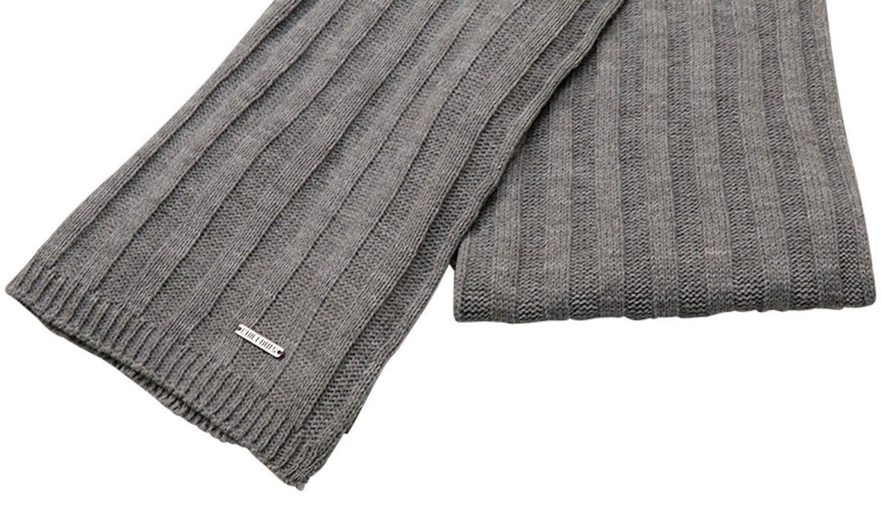 chillouts Gebreide sjaal Gianluca Scarf met mooi ribbreipatroon