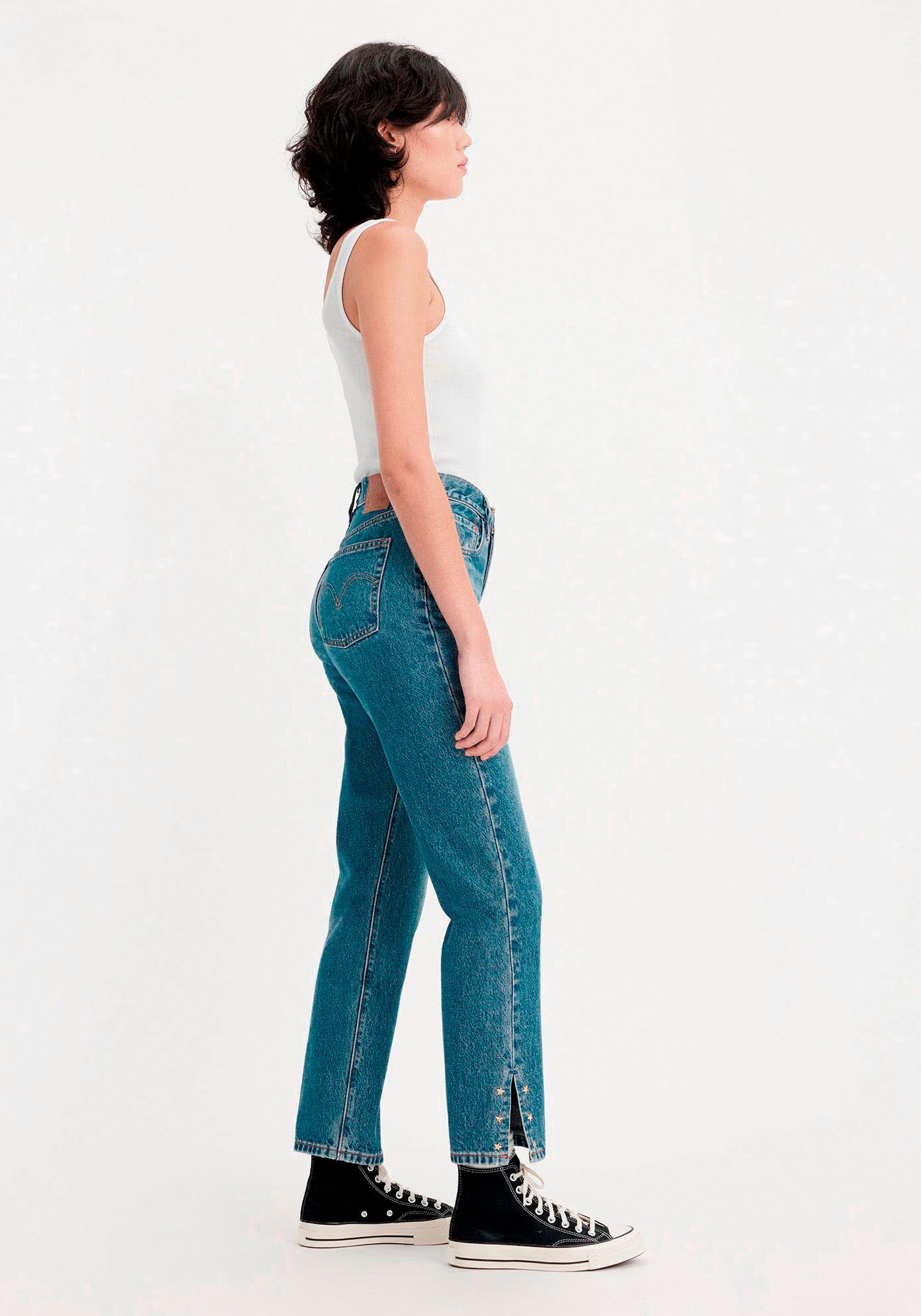 Levi's® 7/8 jeans 501 CROP 501 collectie, 5-pocket-stijl