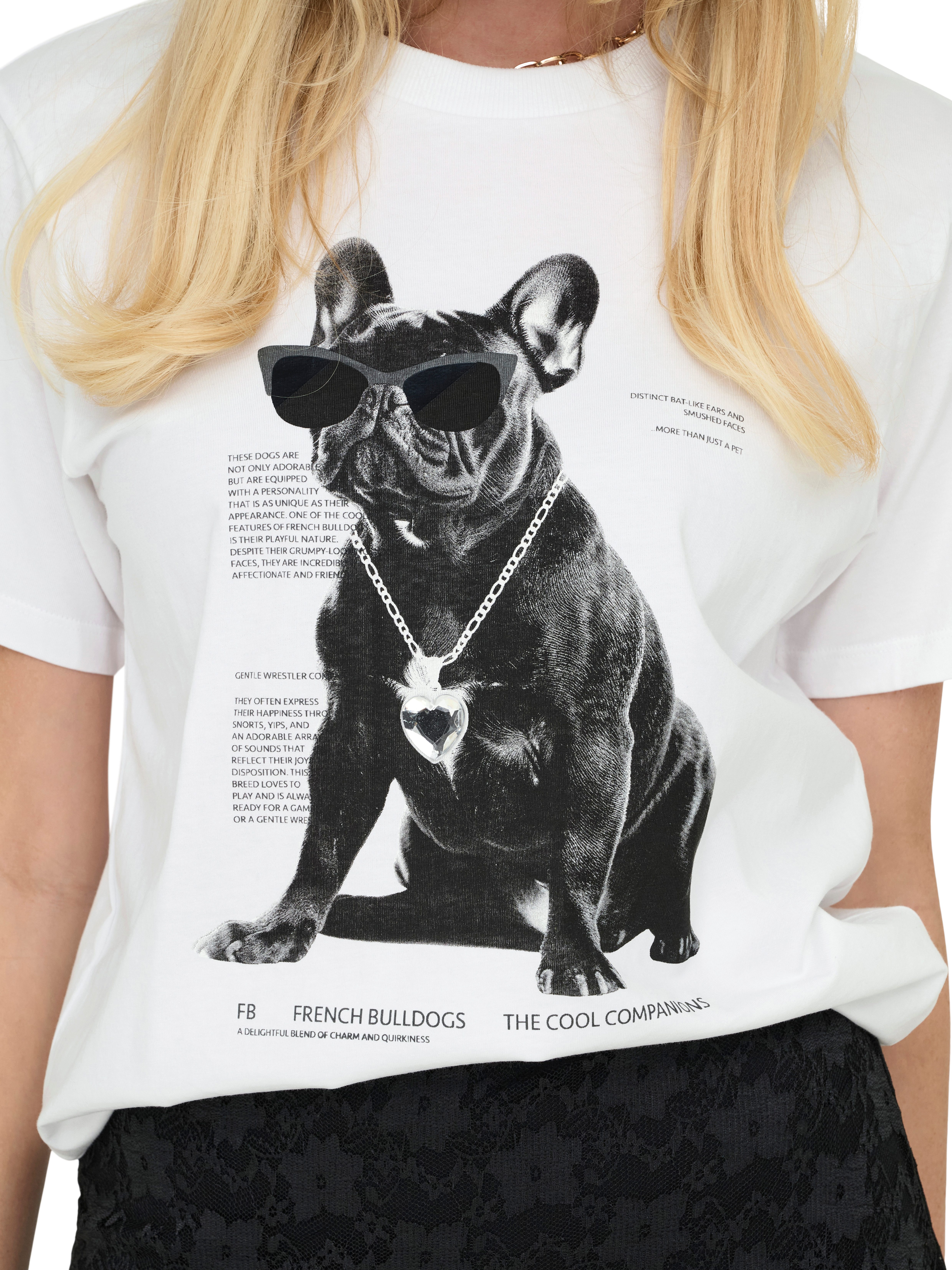 Only Shirt met korte mouwen ONLDONNA LIFE S/S COOL TOP BOX JRS