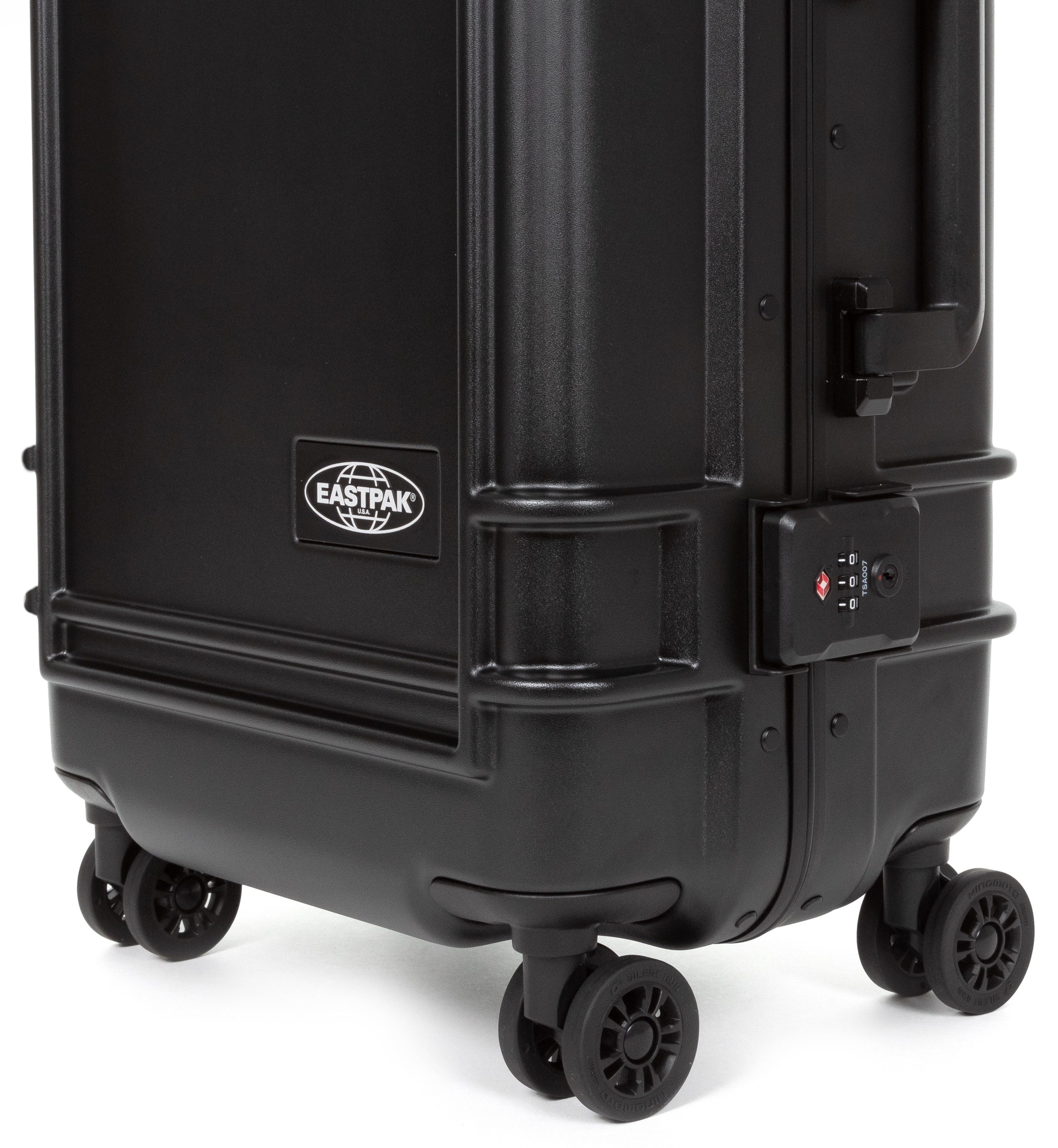 Eastpak Hardshell-trolley RESIST'R CASE S BRUSHED METAL Reisbagage handbagage-koffer TSA-cijferslot