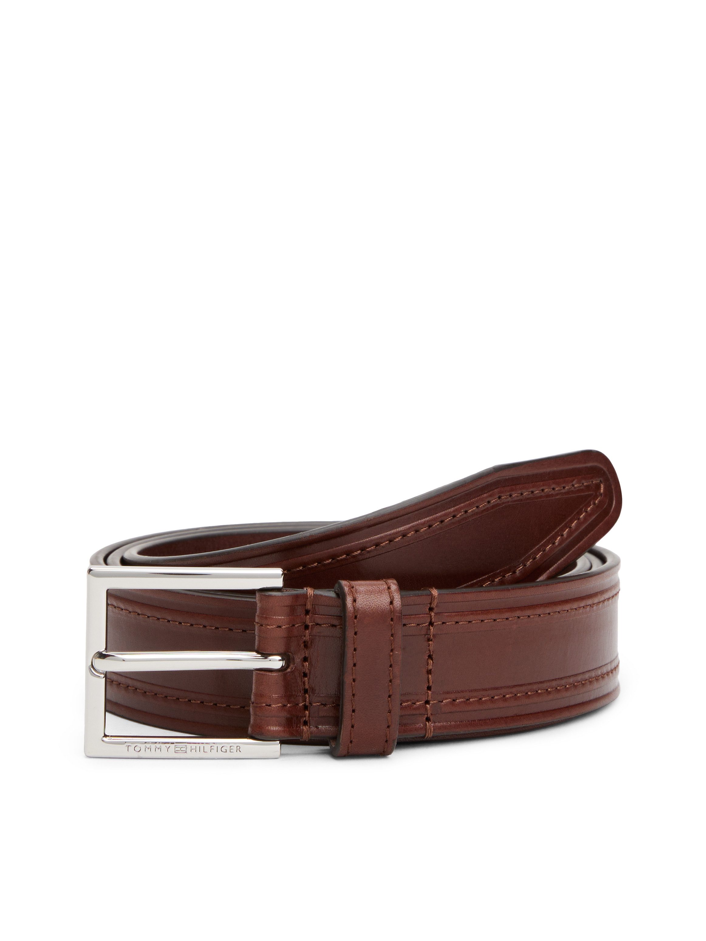 Tommy Hilfiger Leren riem HUDSON EMBOSS LEATHER 3.0