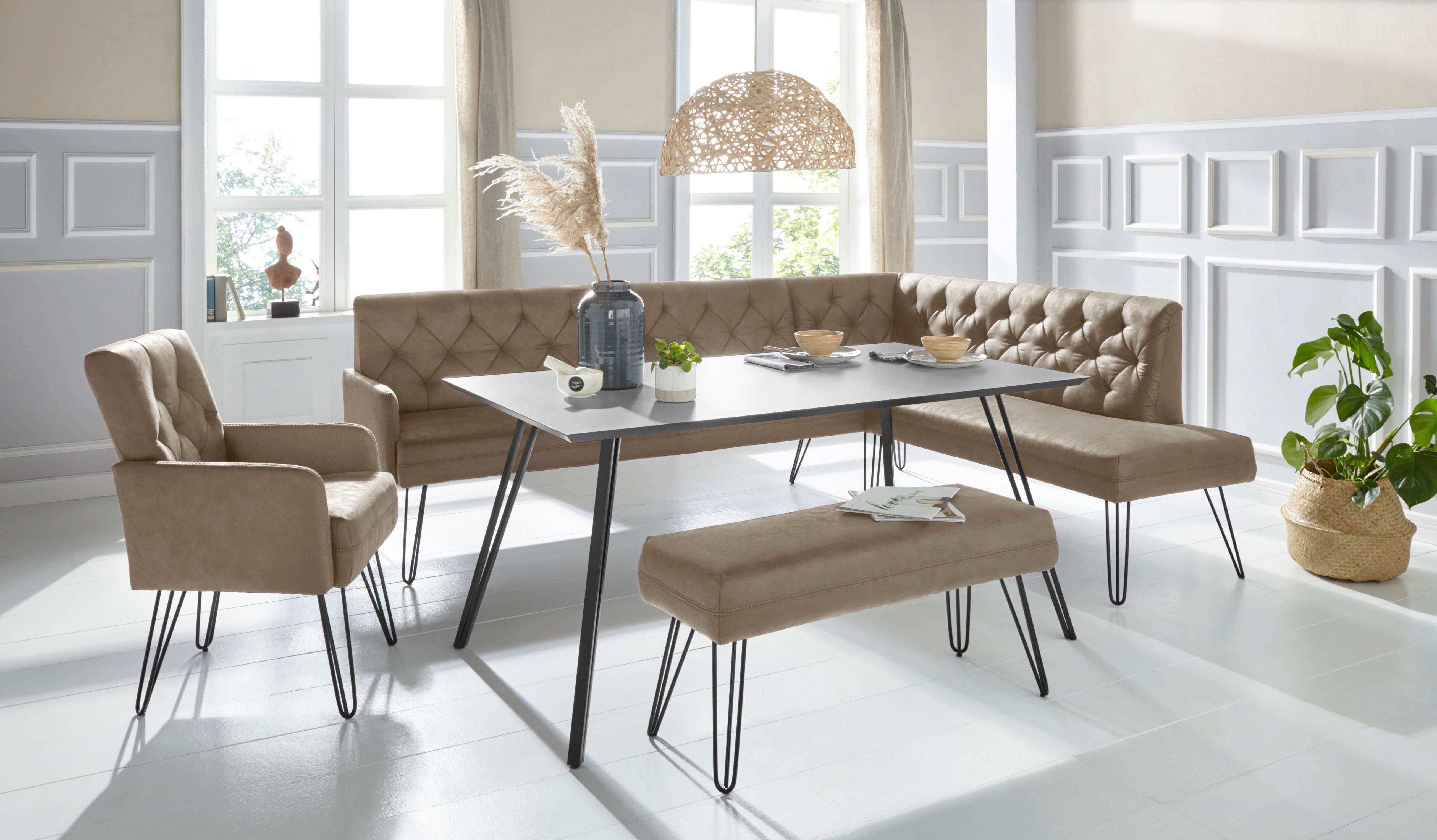 exxpo - sofa fashion Fauteuil Doppio, loungesessel met designonderstel, comfortabel en elegant