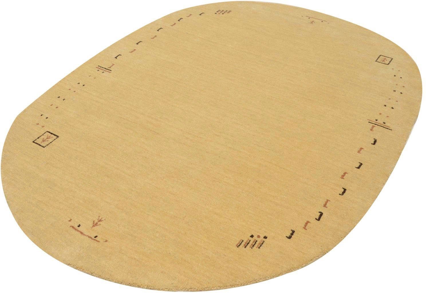 morgenland Wollen kleed GABBEH FEIN FENTH zuiver scheerwol veelkleurig randdessin, woonkamer
