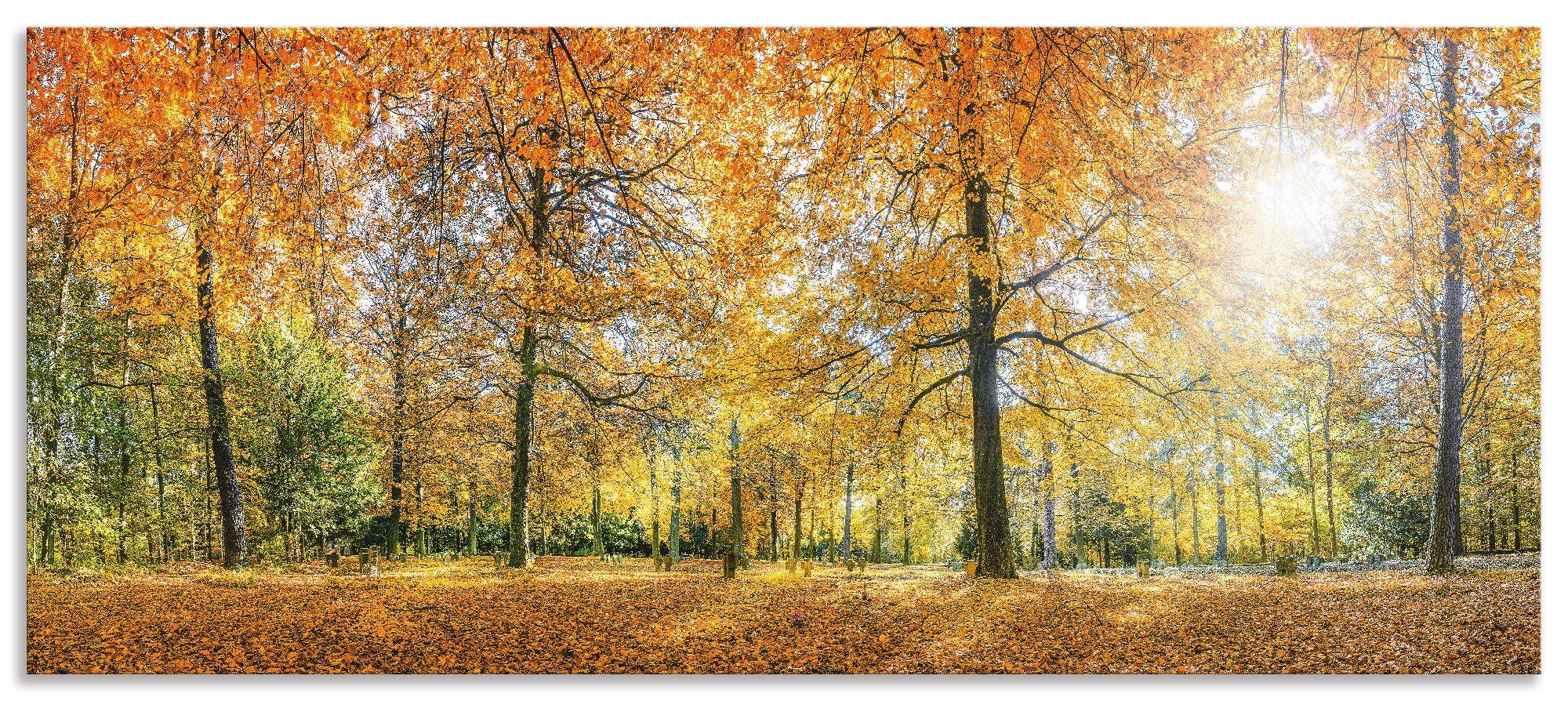 Artland Keukenwand Herfstbos panorama zelfklevend in vele maten - spatscherm keuken achter kookplaat en spoelbak als wandbescherming tegen vet, water en vuil - achterwand, wandbekl