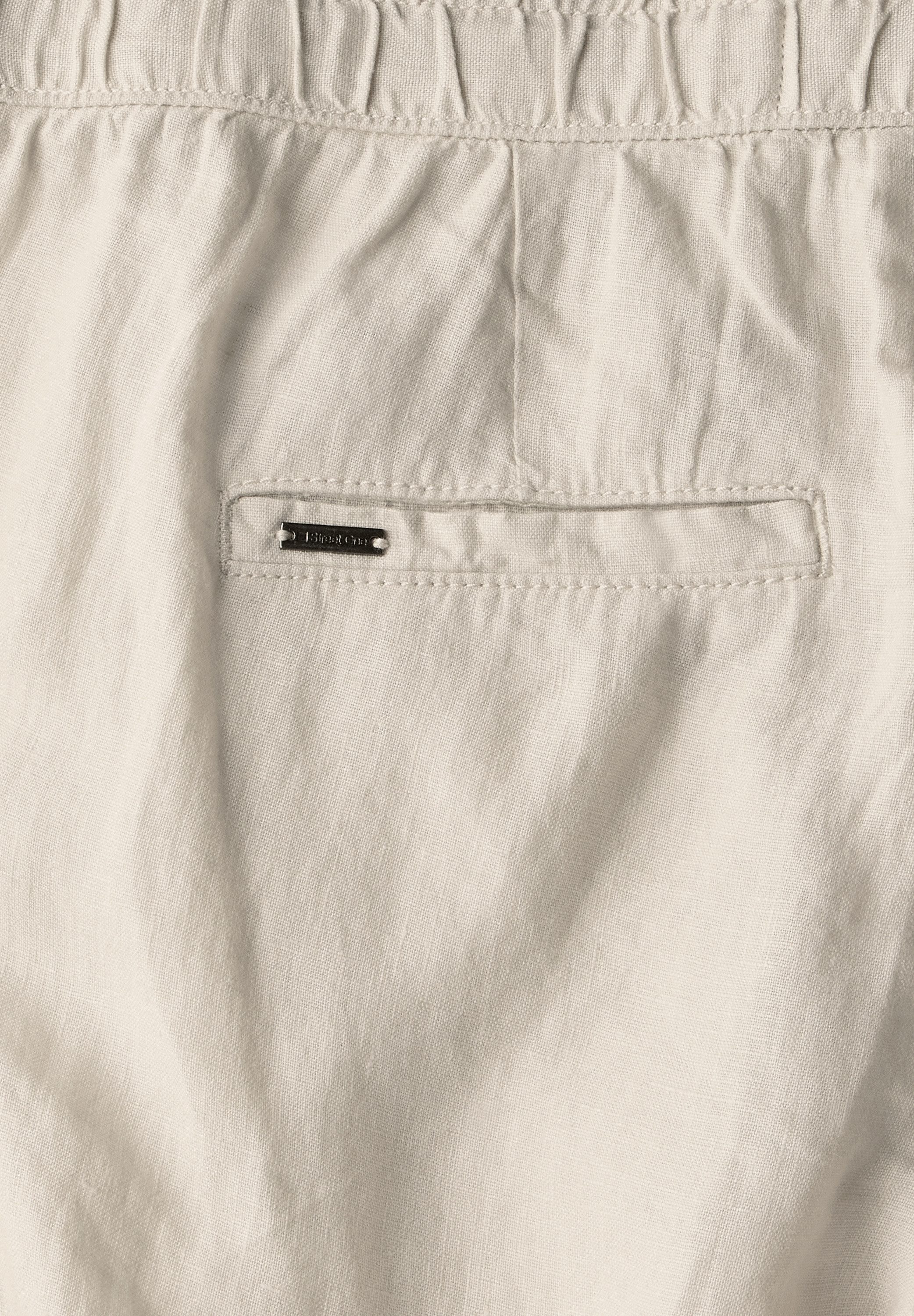 STREET ONE Linnen broek Style Bonny in cargo-look