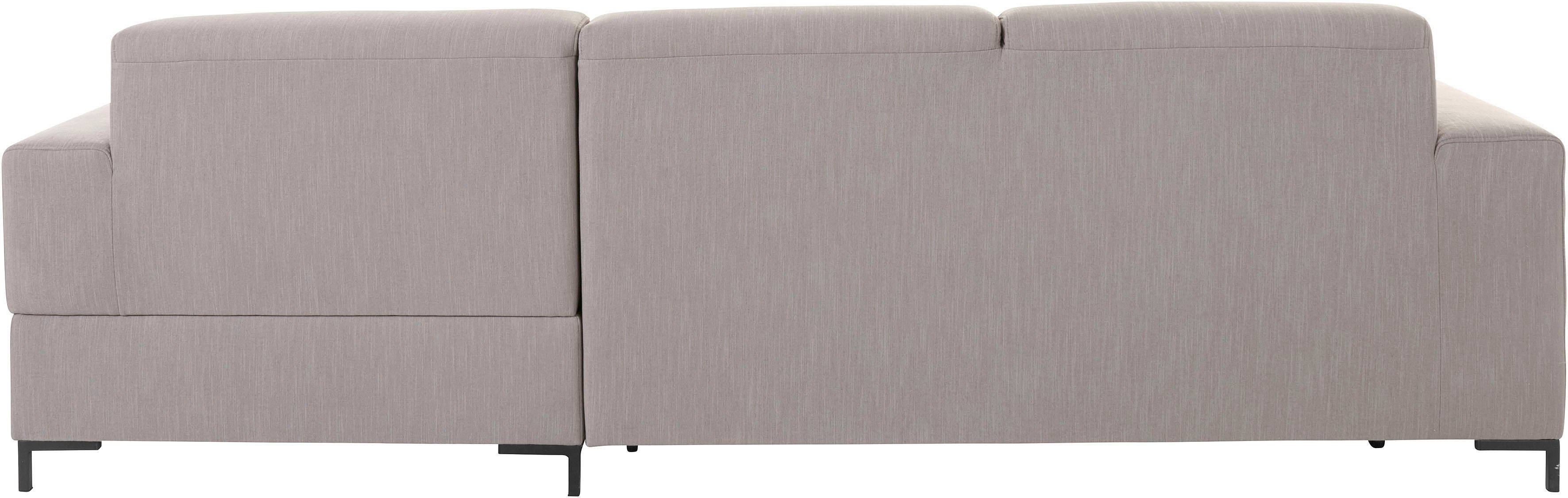 OTTO products Hoekbank Grazzo L-vorm hoogwaardige stoffen van gerecycled materiaal, stiksels op de zitting