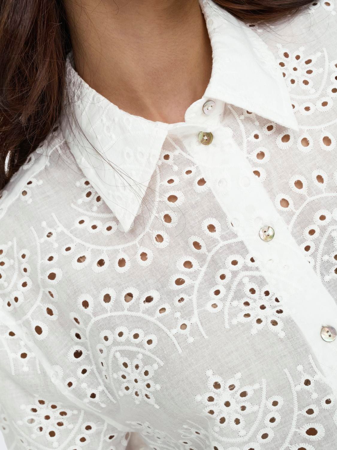 Only Blouse met lange mouwen ONLVALAIS L/S SHIRT WVN NOOS