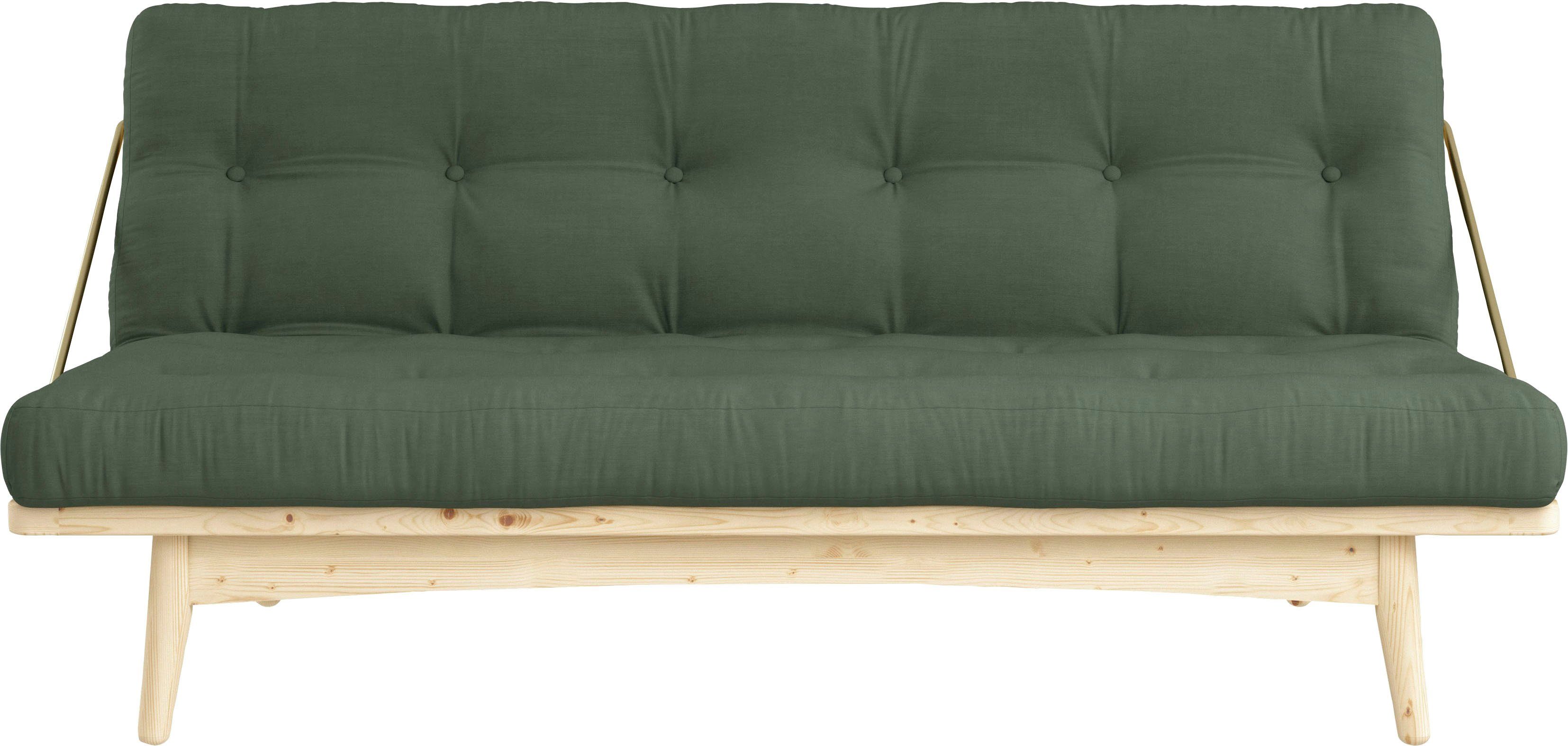 Karup Slaapbank FOLK van massief grenenhout, incl. futonmatras