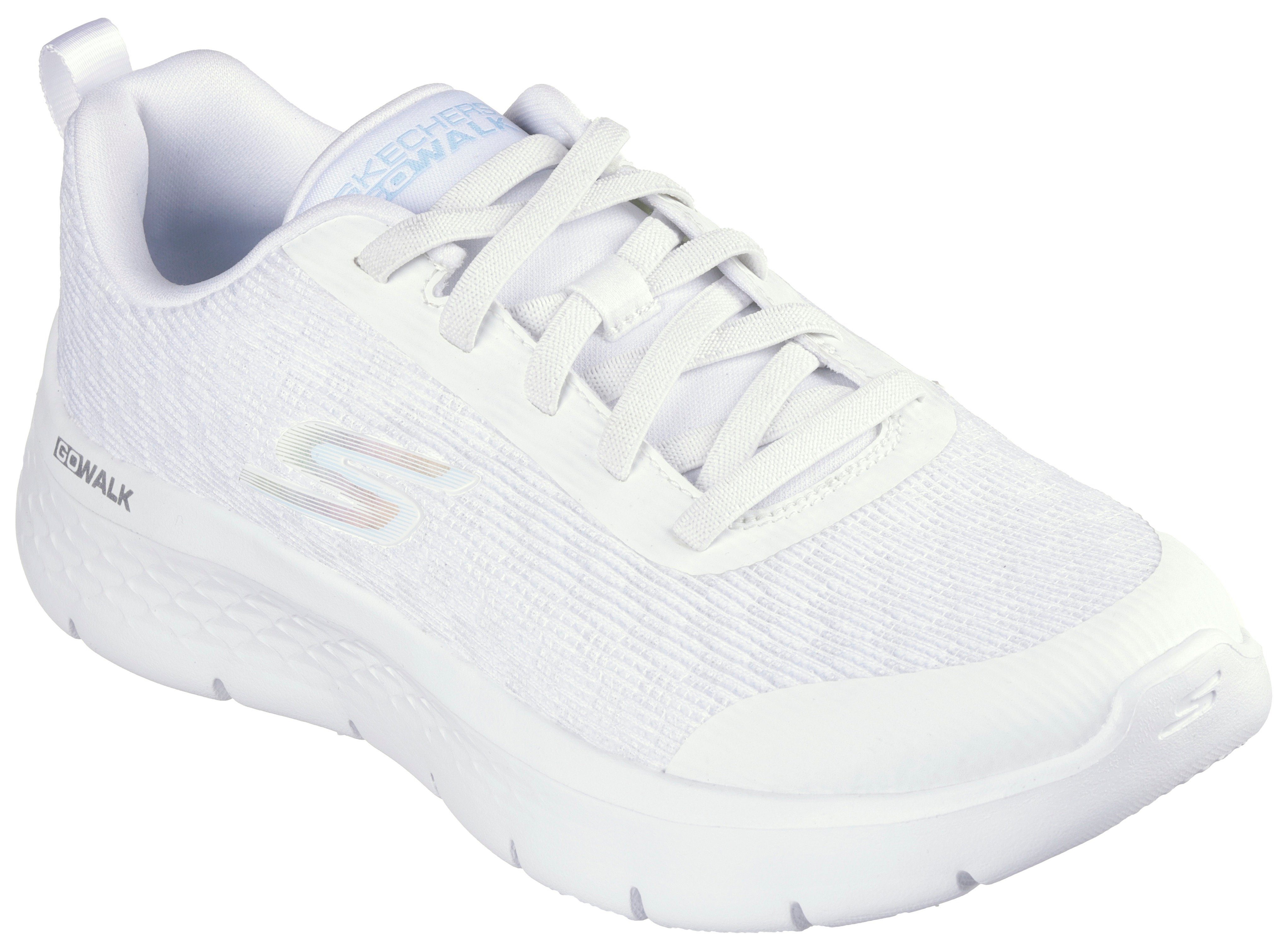 Skechers Slip-on sneakers GO WALK FLEX- Trainingsschoen, vrijetijdsschoen voor eenvoudig instappen dames lage sneakers maat 43 wit