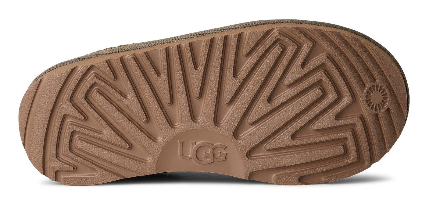 UGG Pantoffels K TASMAN II plateau clog, mule, pantoffel met lamswol