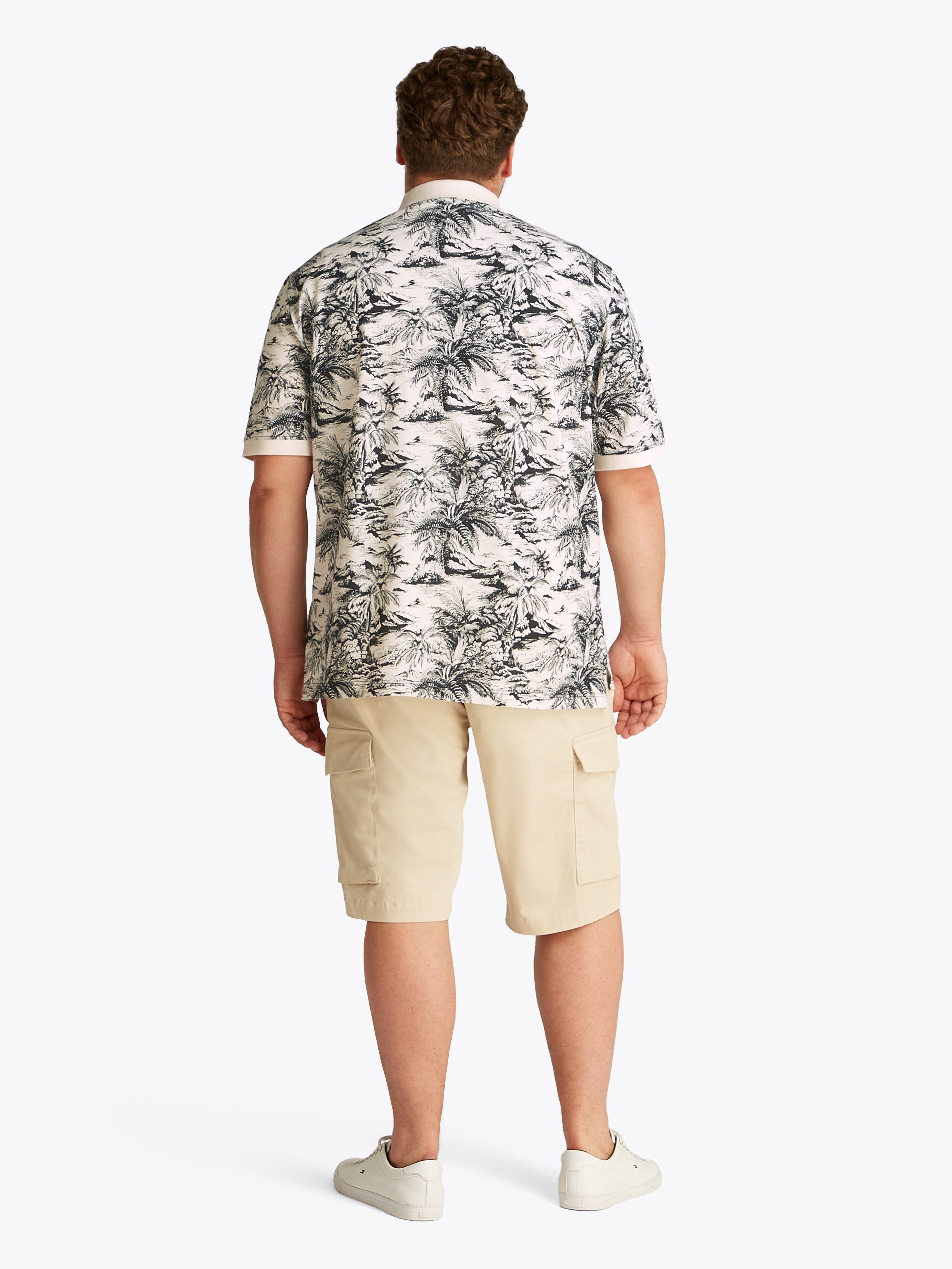 Tommy Hilfiger Poloshirt BT-AOP LINEN REG POLO-B