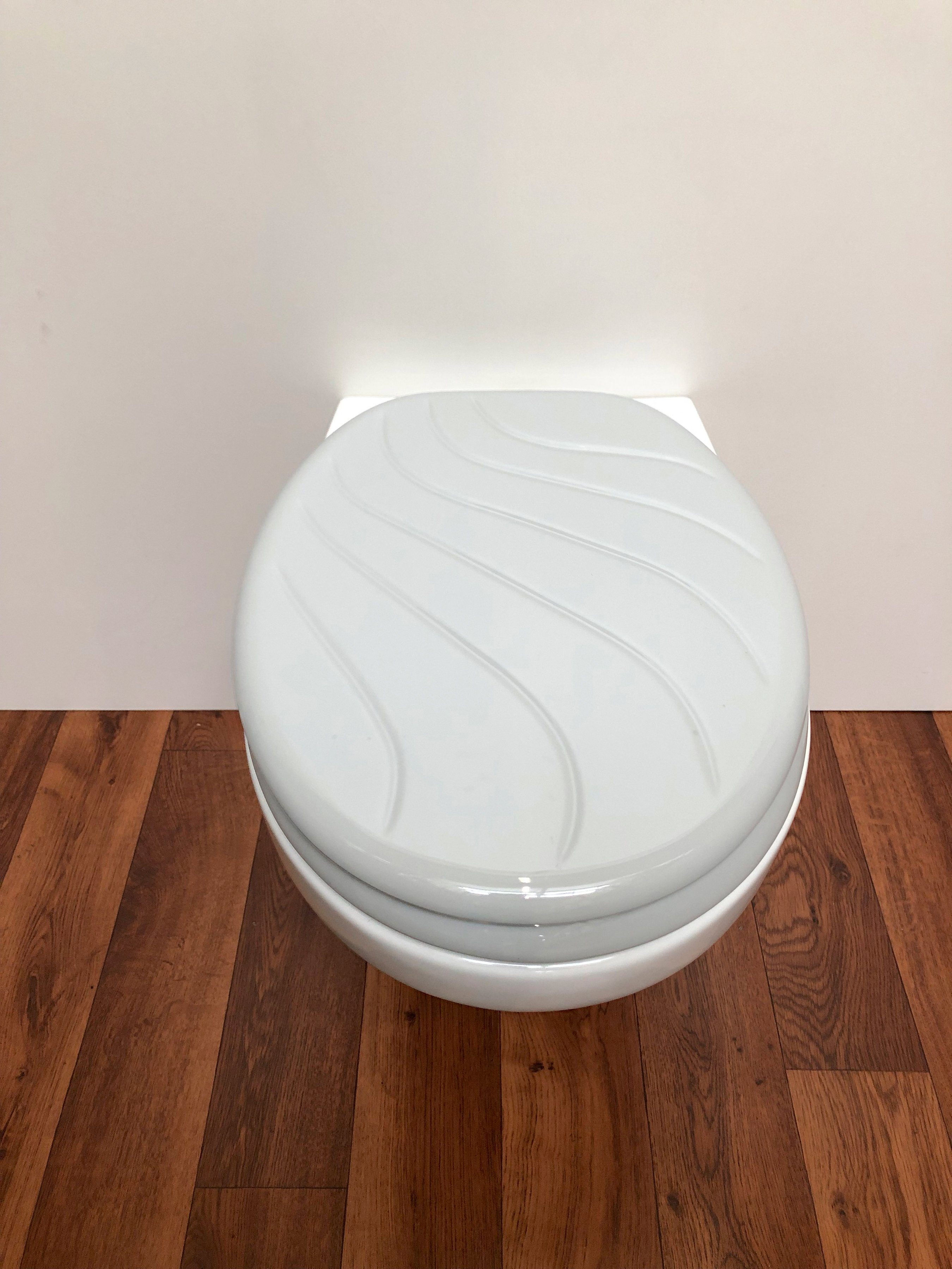 ADOB Toiletzitting Carina manhattan met messing verchroomde scharnieren