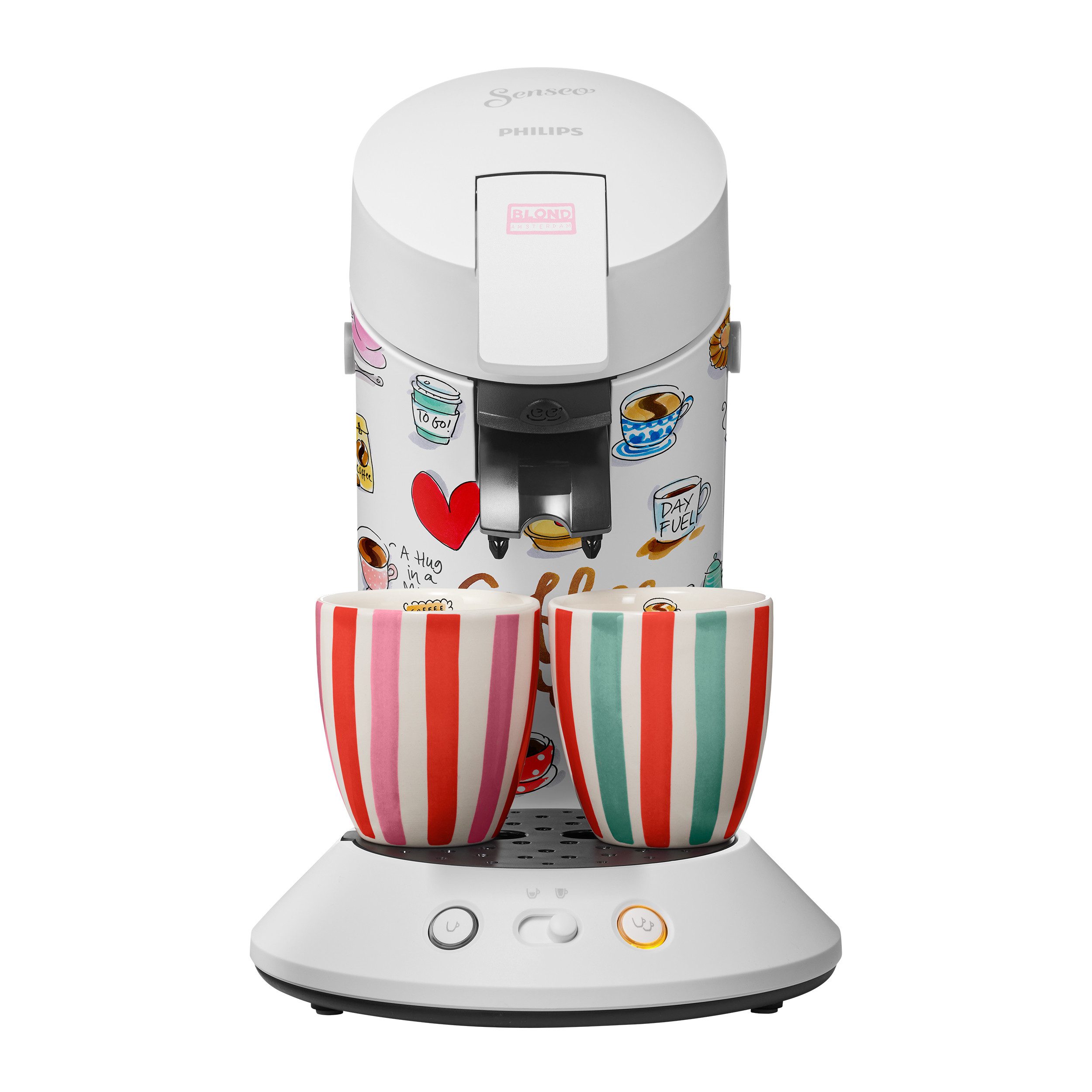Senseo Koffiepadautomaat Original Plus CSA210/15, mit zwei Kaffee-Einstellungen
