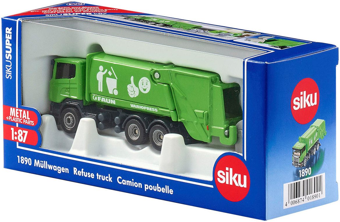 Siku Speelgoedvuilniswagen SIKU Super, vuilniswagen (1890)