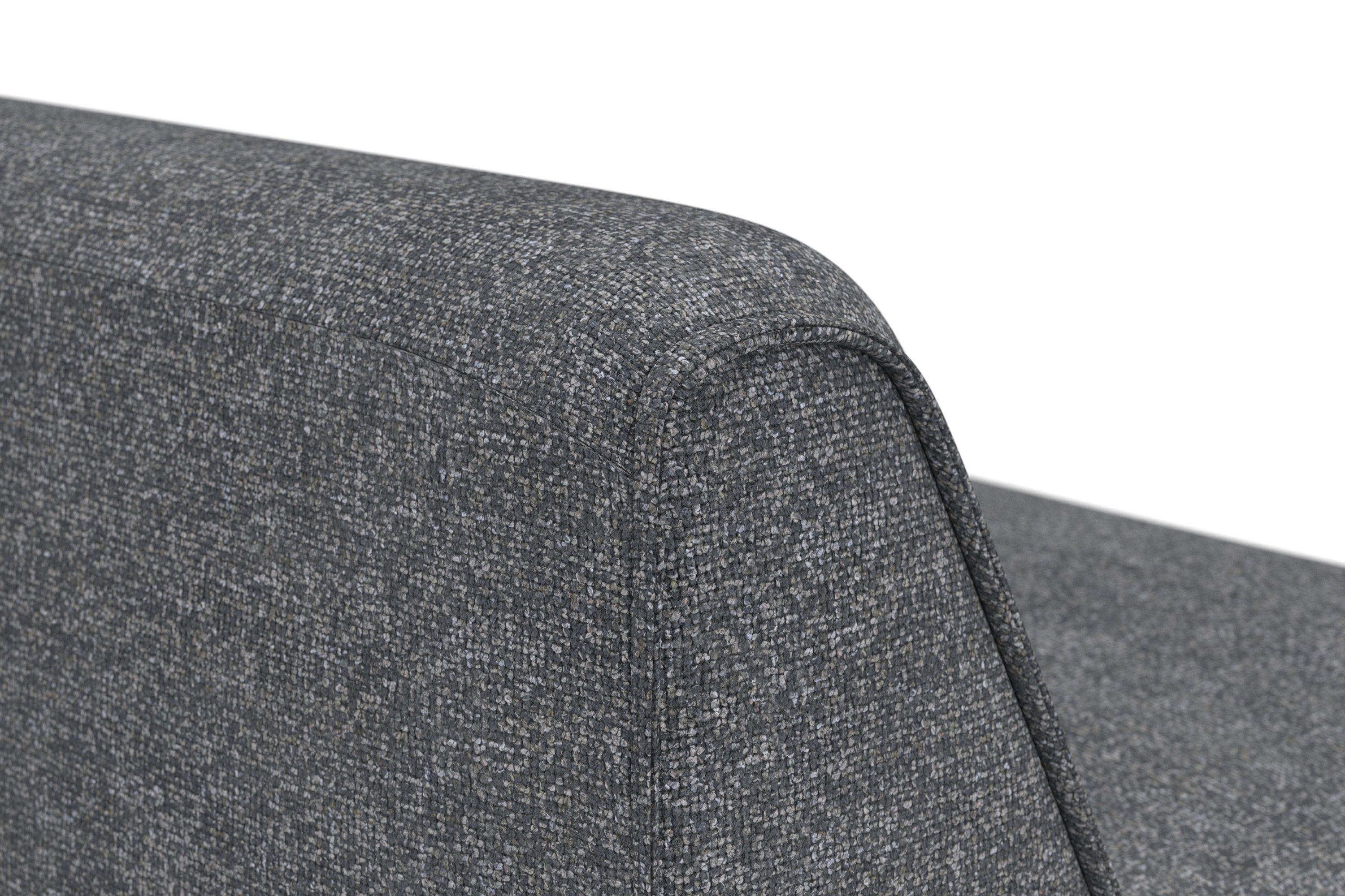 RAUM.ID Fauteuil Merid sofa-middenelement, afmetingen B/D/H: 84/97/46 cm als module of apart te gebruiken, voor individuele samenstelling