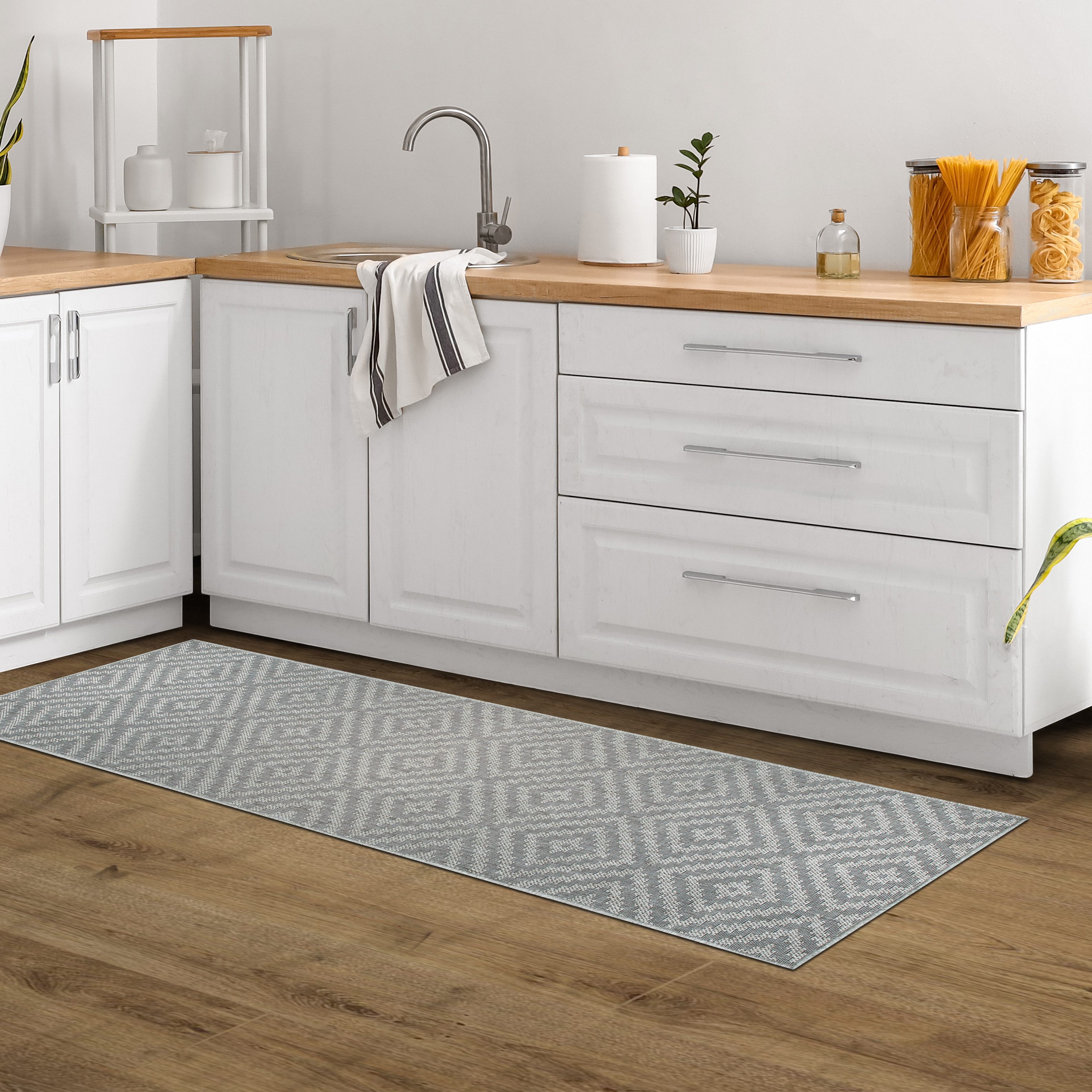 my home Vloerkleed Cordoba is ook als loper verkrijgbaar Geschikt voor binnen en buiten, sisal-look, weerbestendig & uv-bestendig, boho