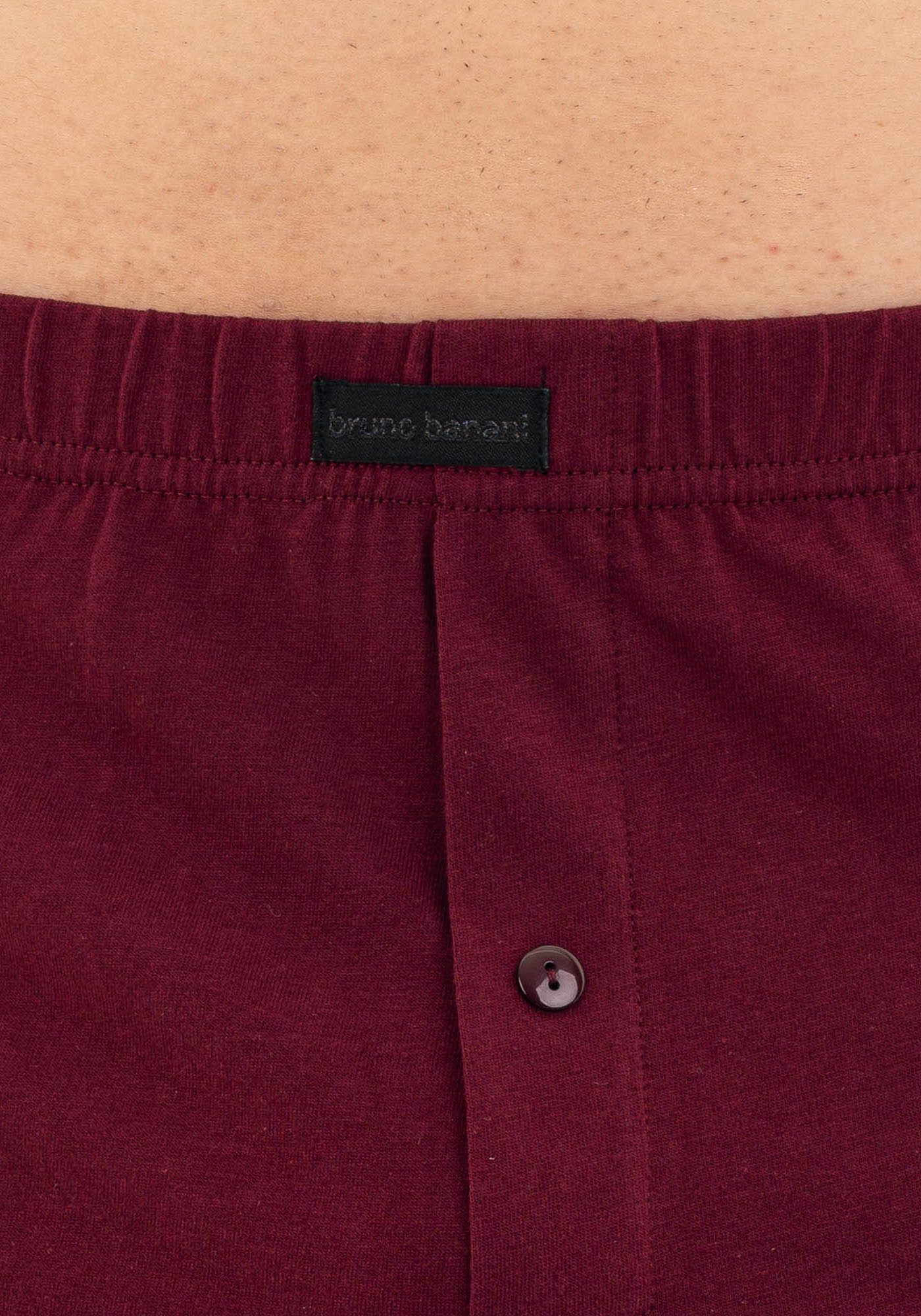 Bruno Banani Wijde boxershort Loose fit met knoopsluiting (2 stuks Set van 2)