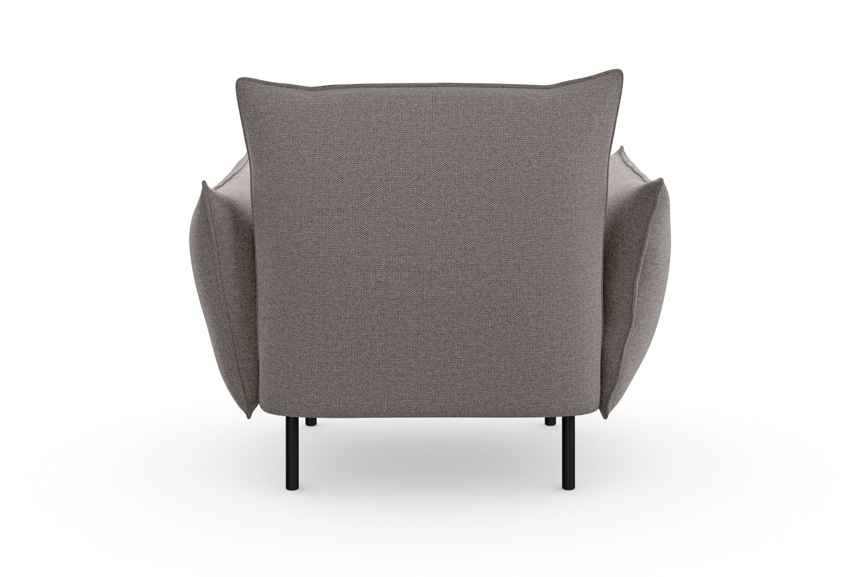 andas Fauteuil Stine cocktailstoel Bijzonder design door kussen-look en opstaande naad, by Morten Georgsen